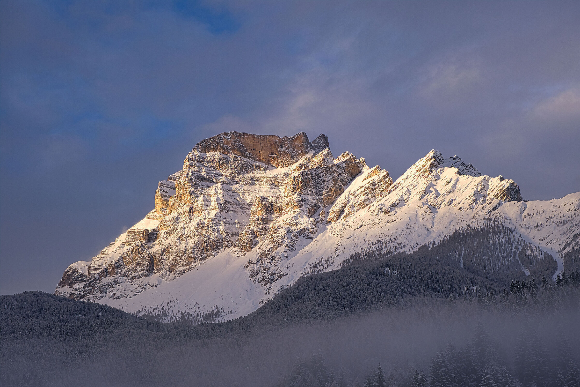 Waking up after the snowfall