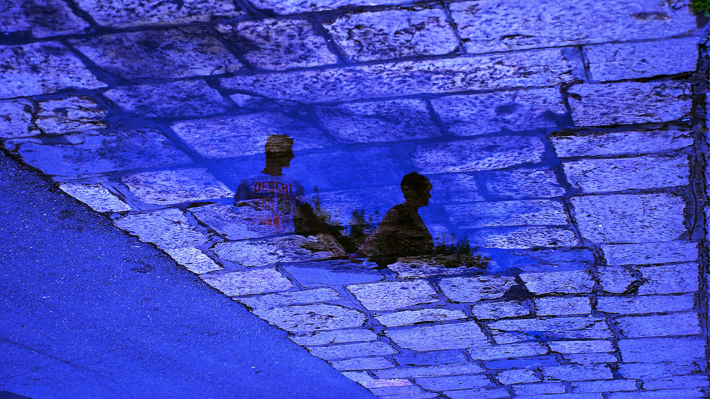 Reflexes in a small puddle