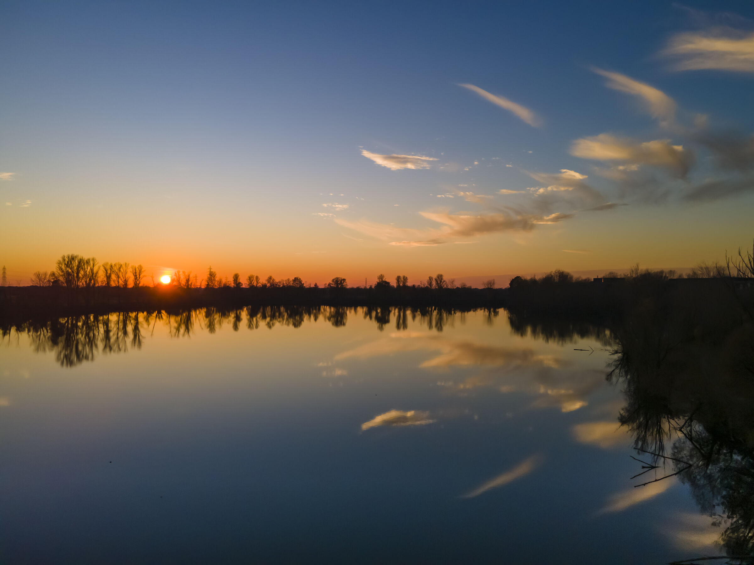 Foto drone Sunset Basiglio