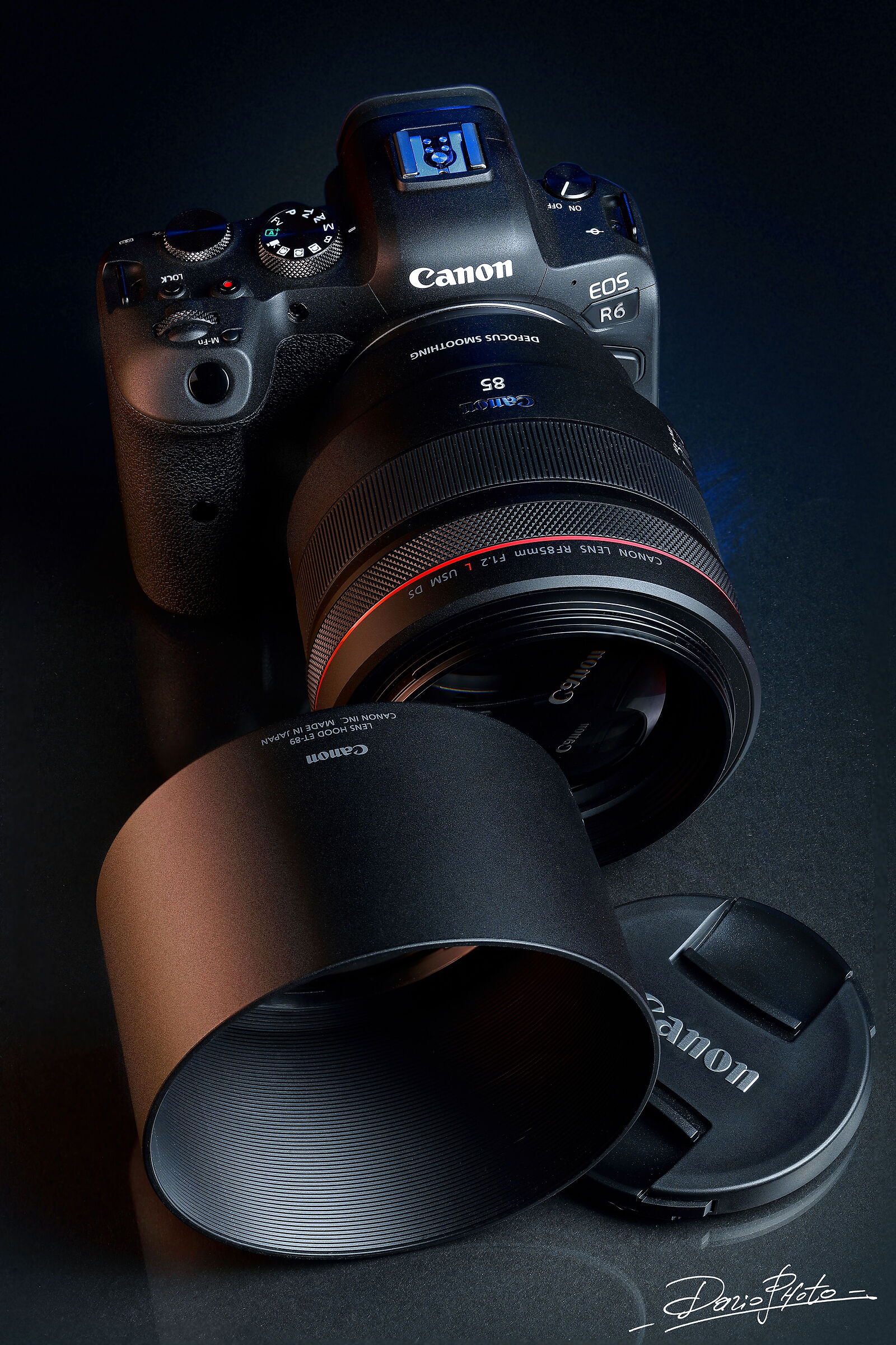 New Canon R6 with 85 mm. f. 1.2 DS