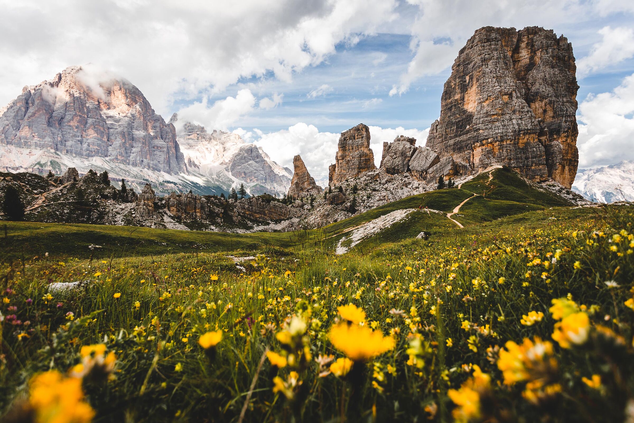 the Five Towers with the Tofana