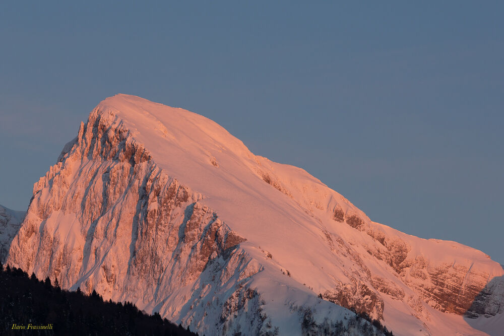 Cimon di  Palantina al tramonto