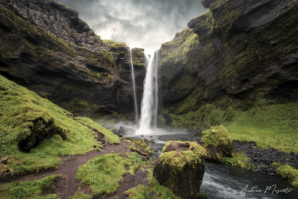 Kvernufoss Waterfall (Iceland)
