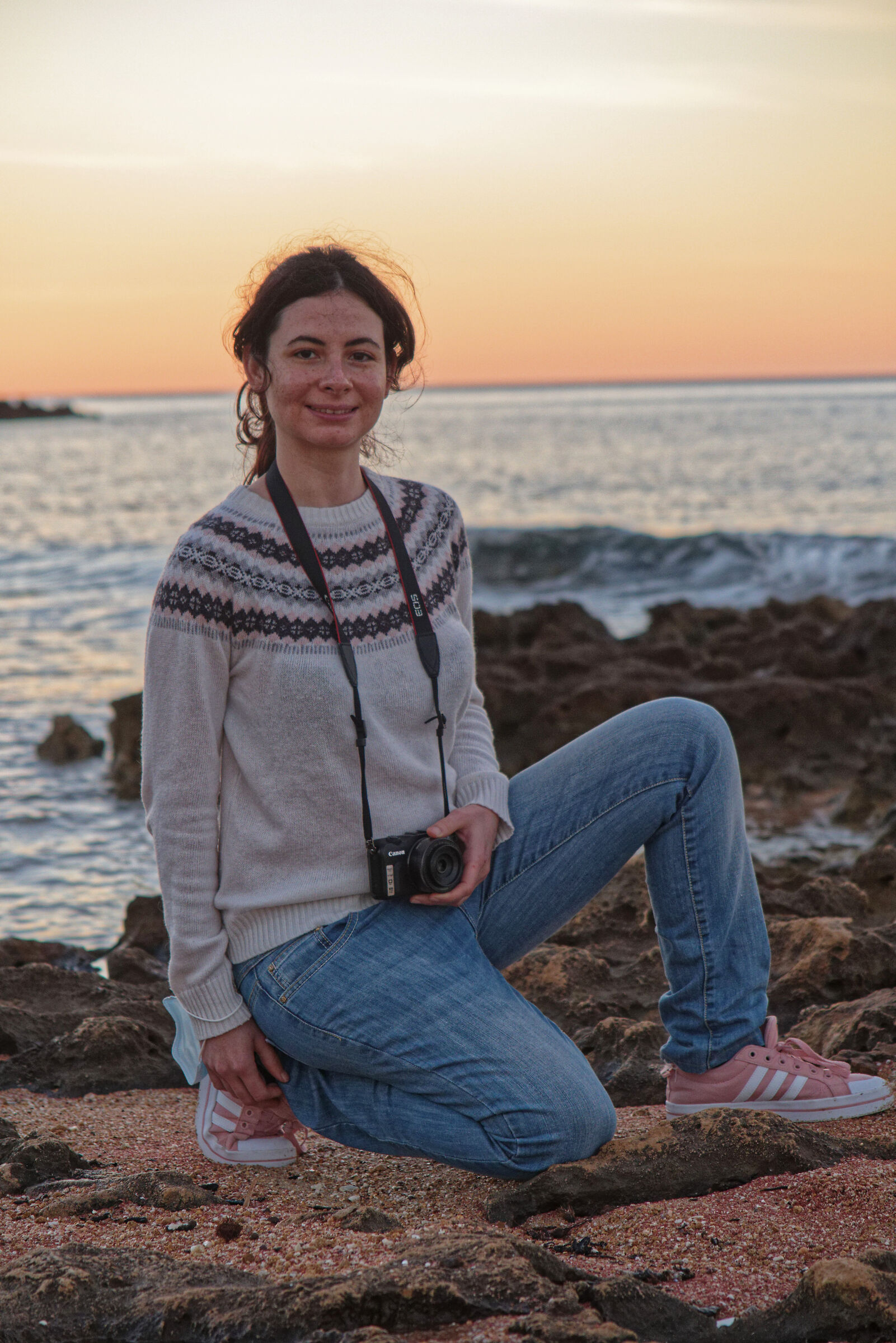 Giusy at Sunset