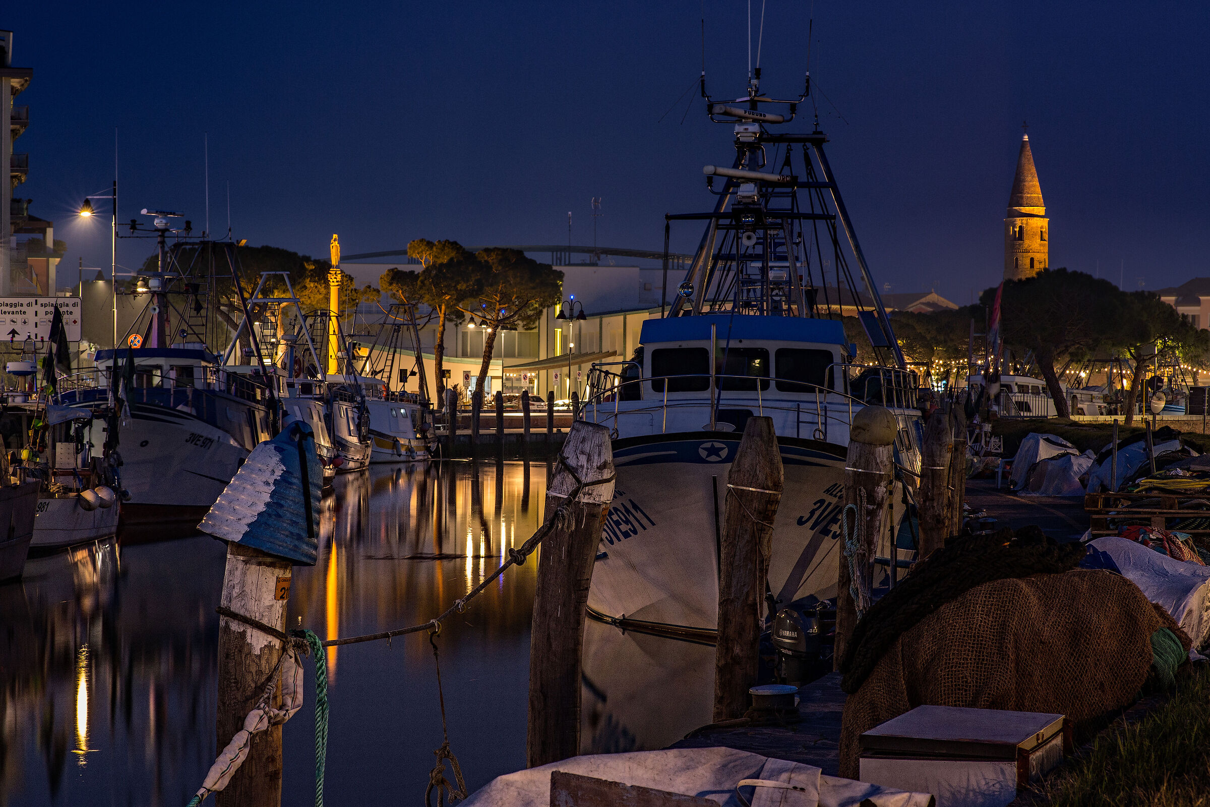 Caorle in una notte di mezza estate.
