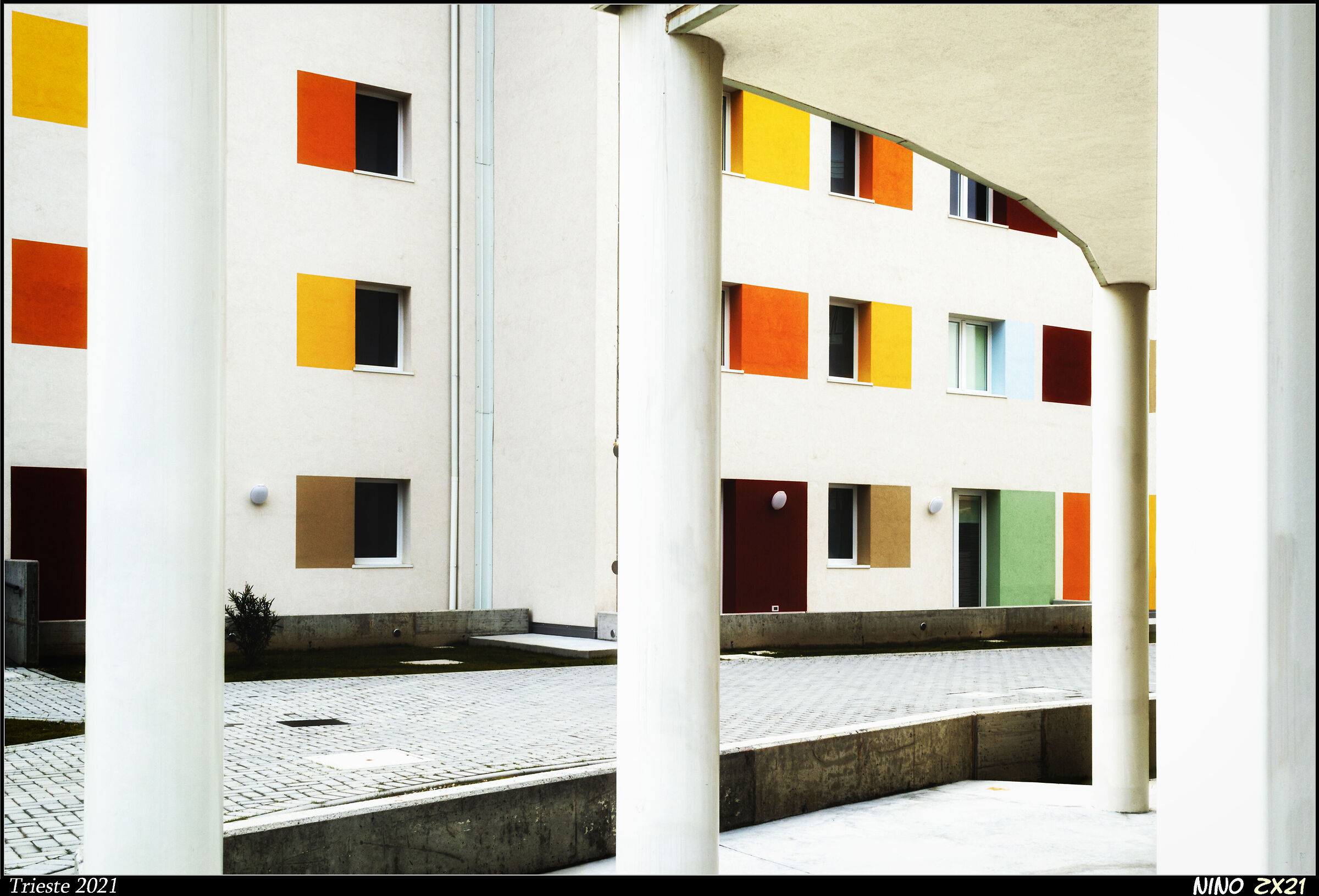 Lapalazzina with colored windows