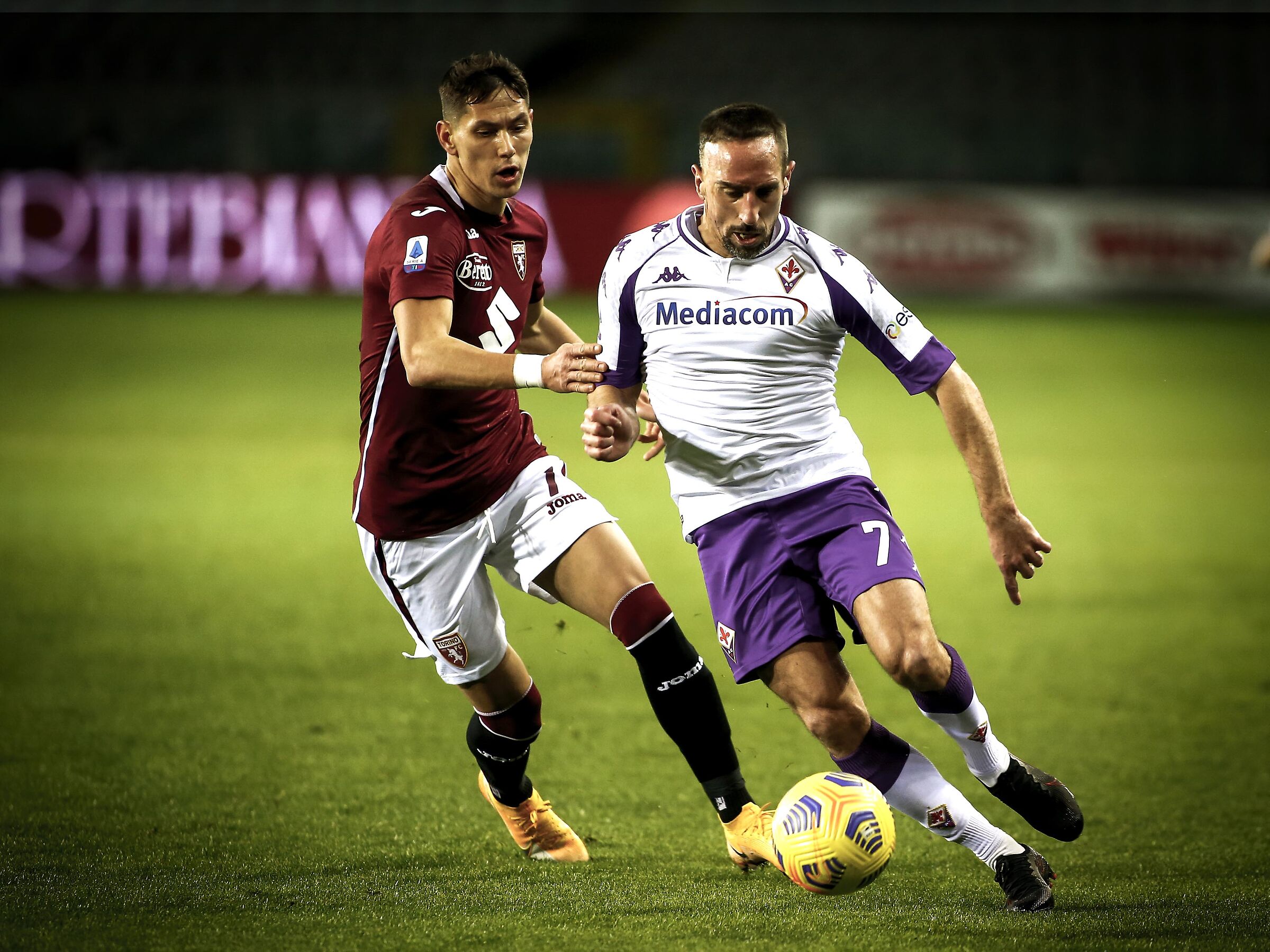 Franck Ribéry during Torino v Fiorentina - Serie A 20...