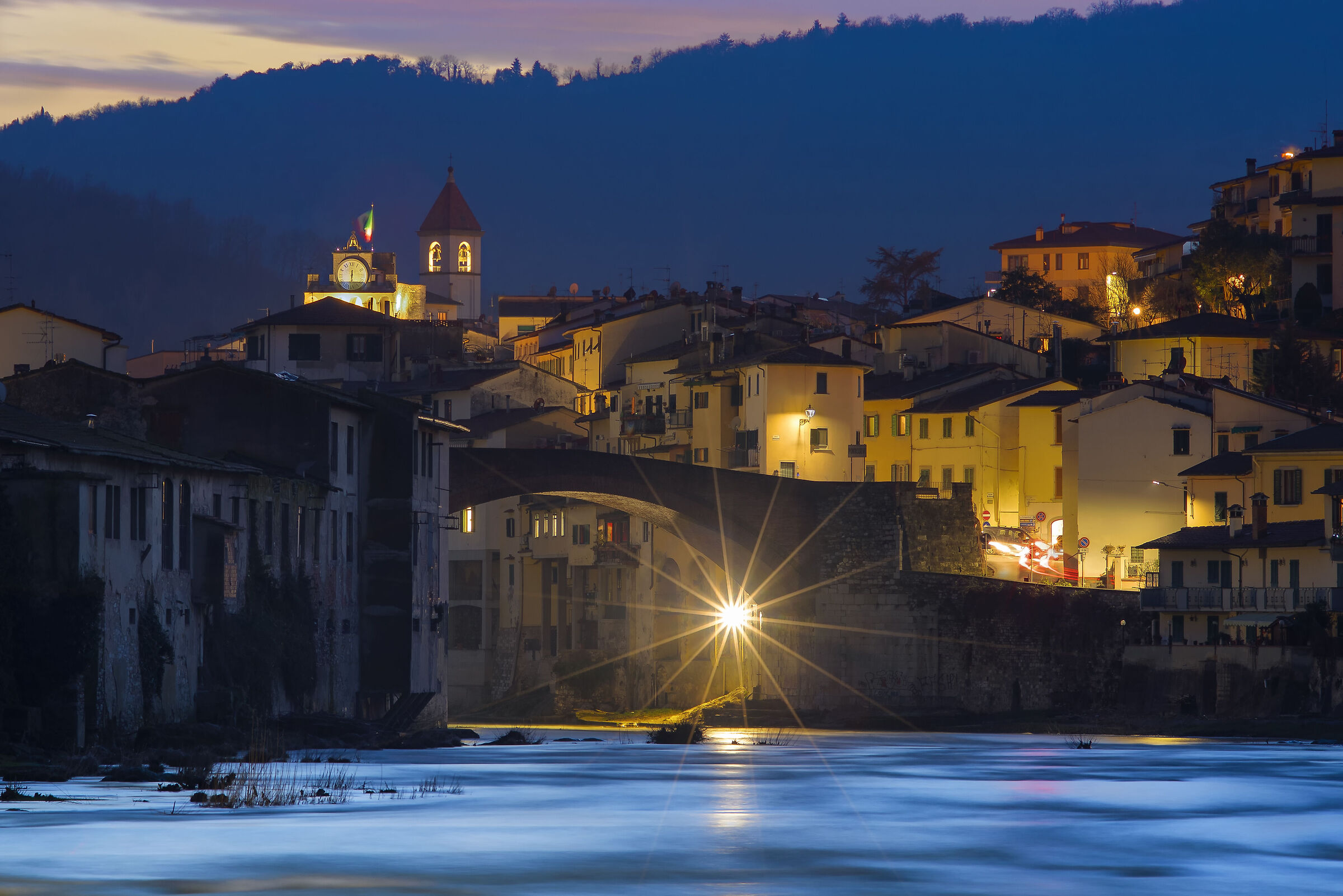 Pontassieve ora quasi blu