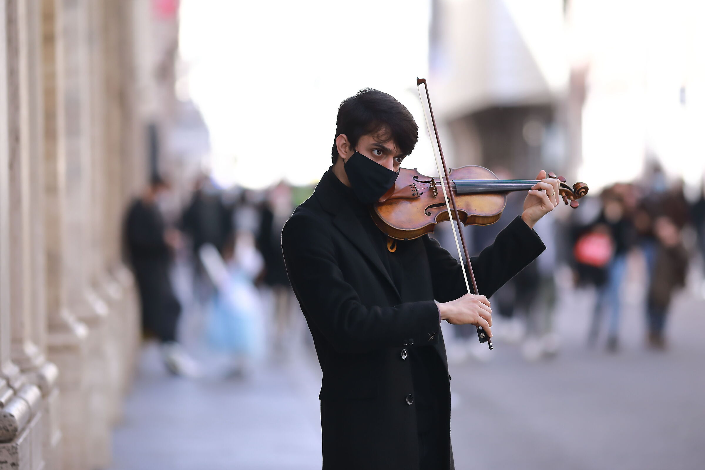 Il violinista tra le nuvole
