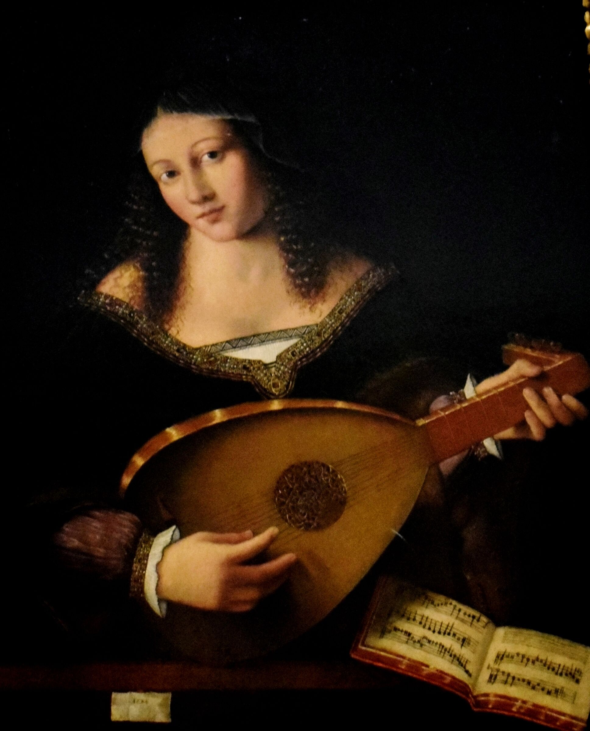 Bartolomeo Veneto (1502-1555) "Suonatrice"