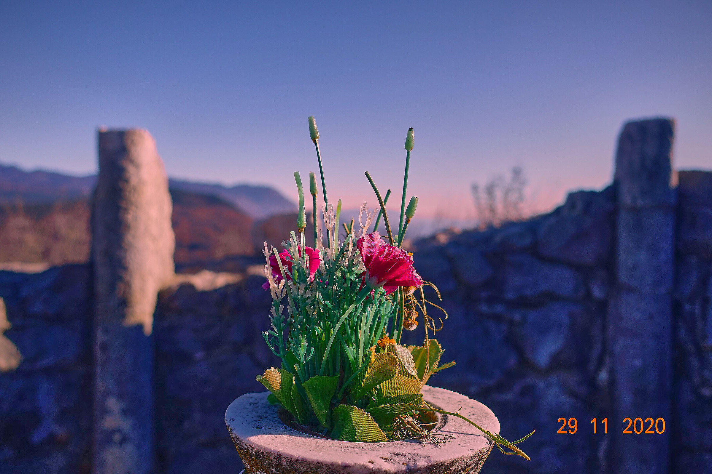 Cima del Sabotino d'inverno