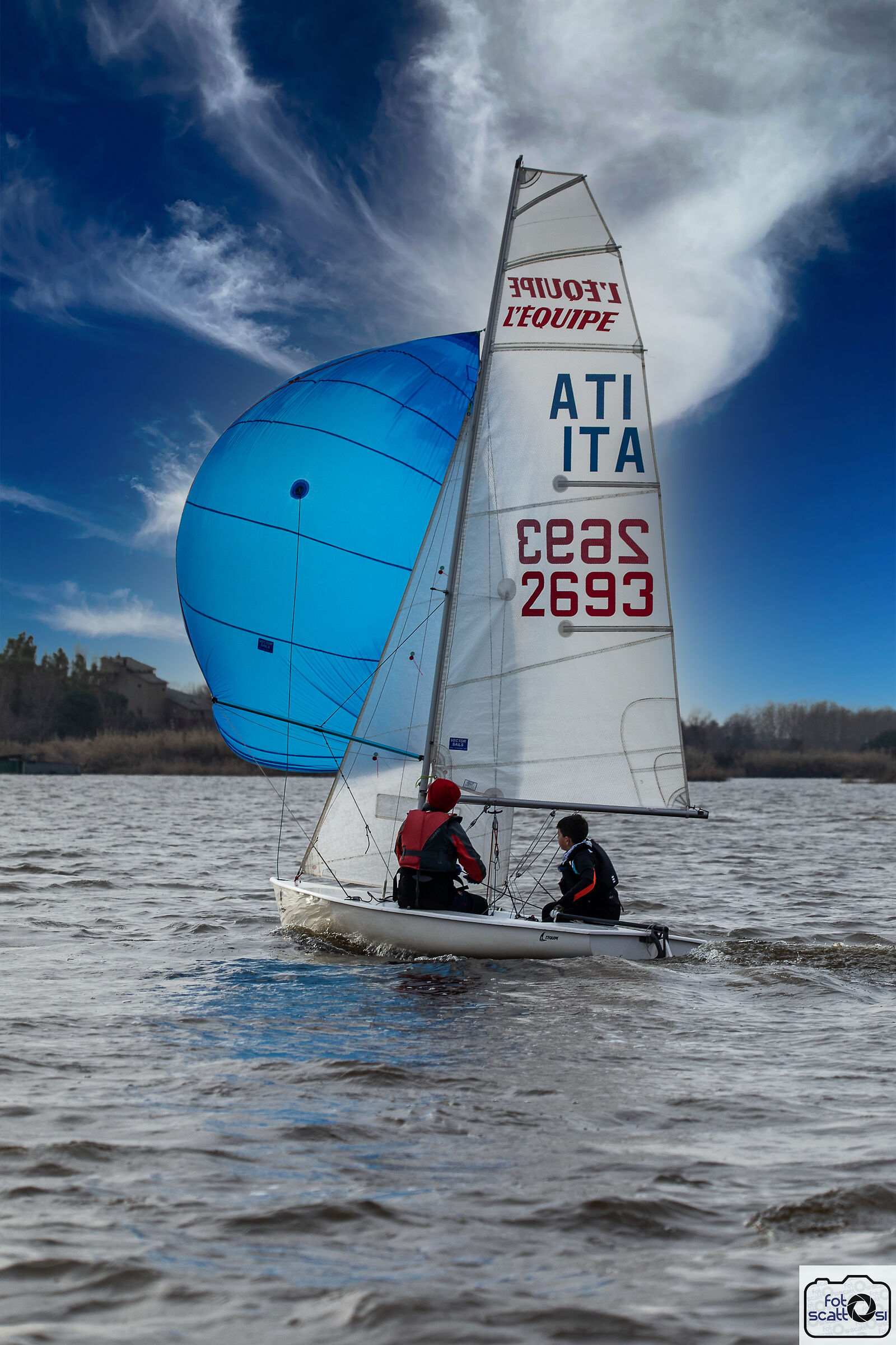 Sailing on the lake
