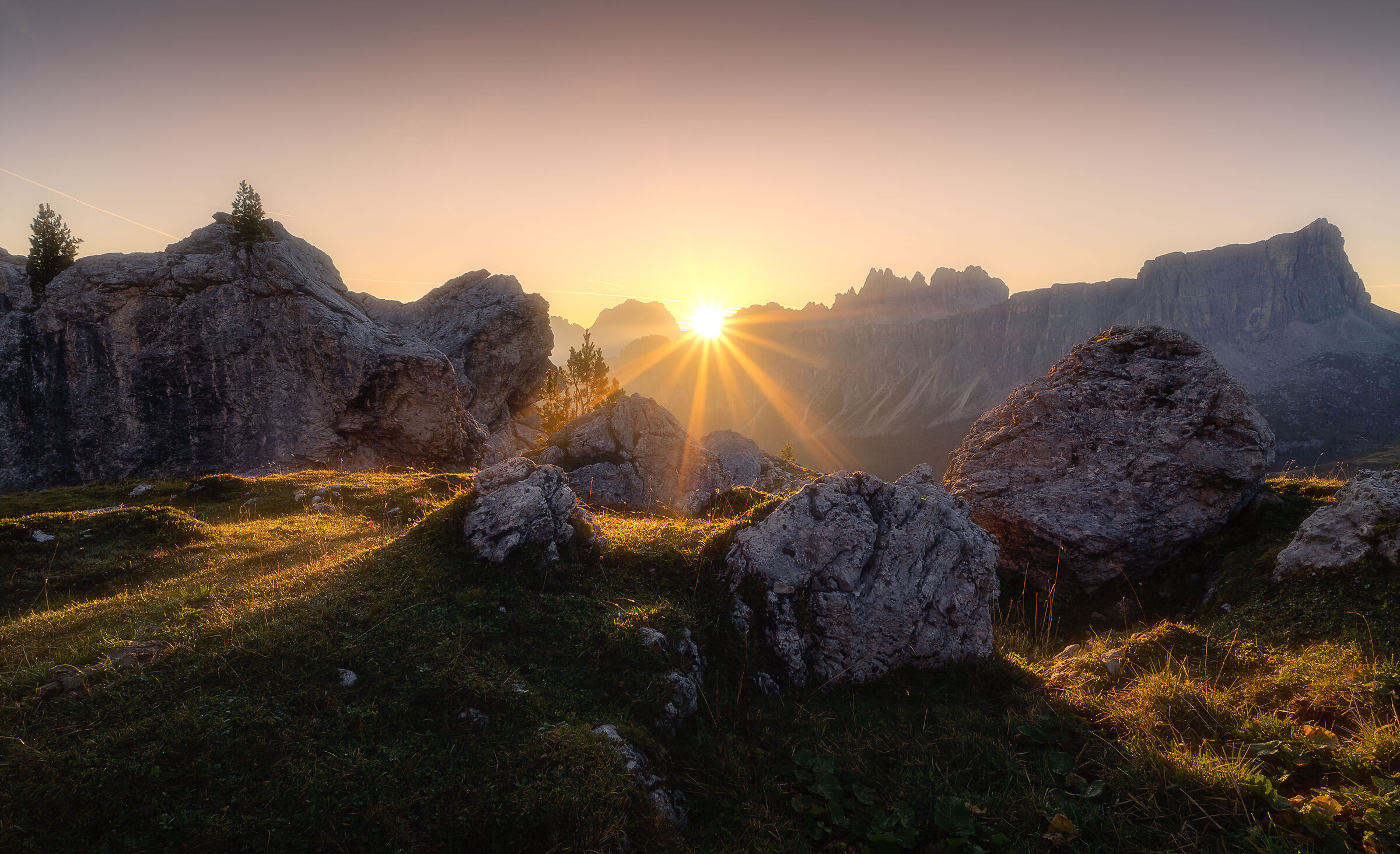L'alba in Dolomiti