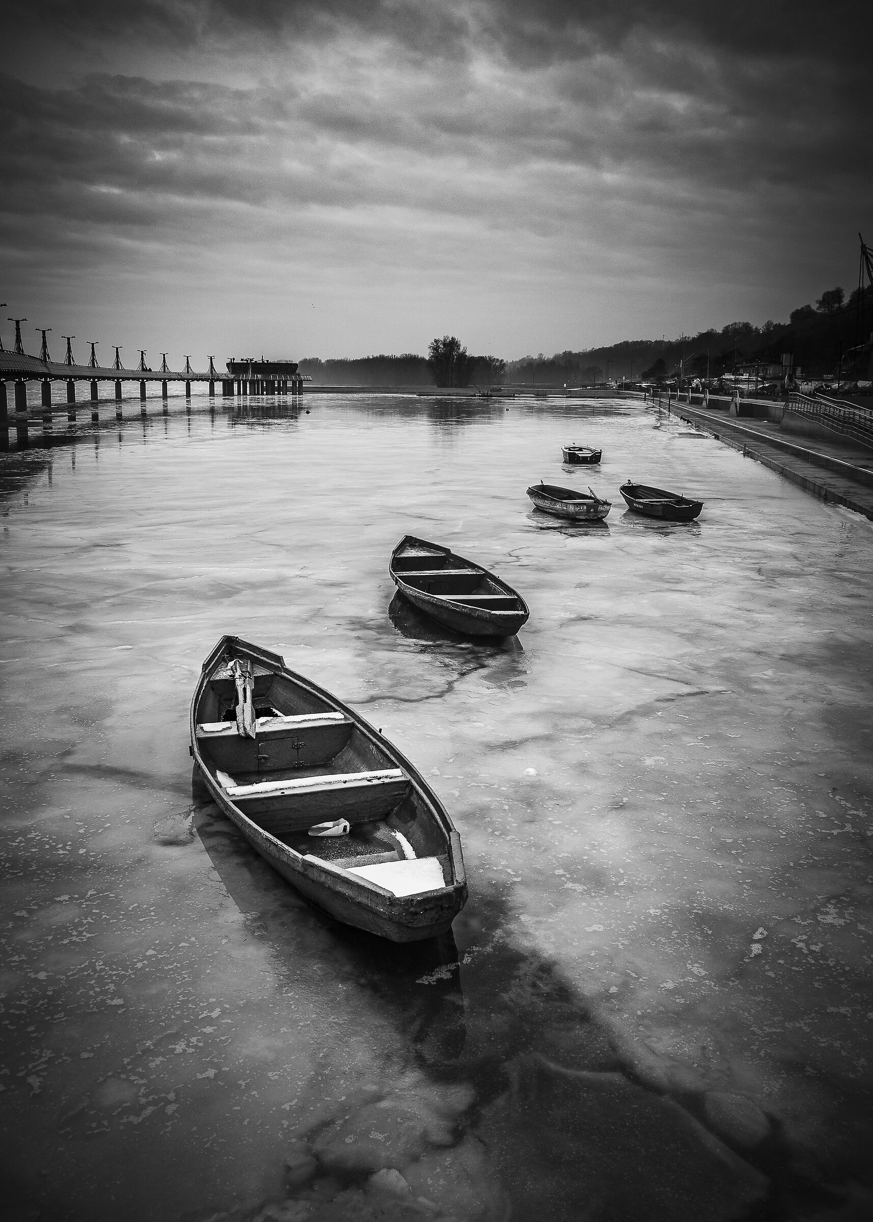 Boats in the Ice Visa