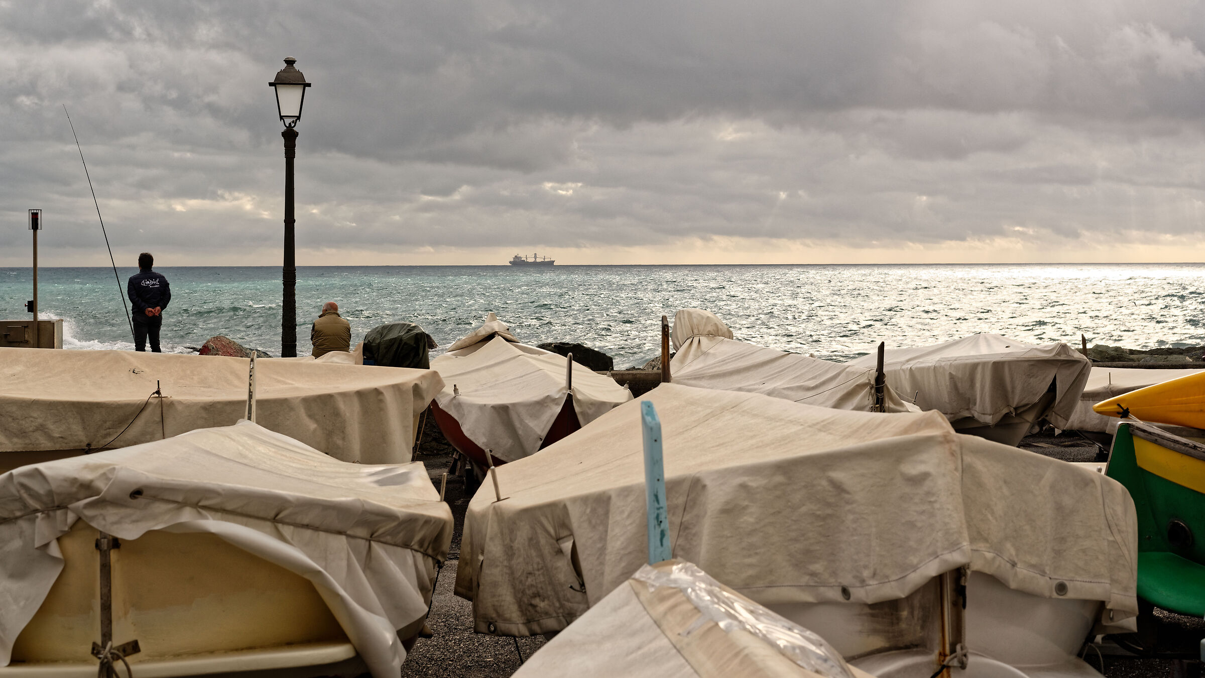Waiting in Boccadasse