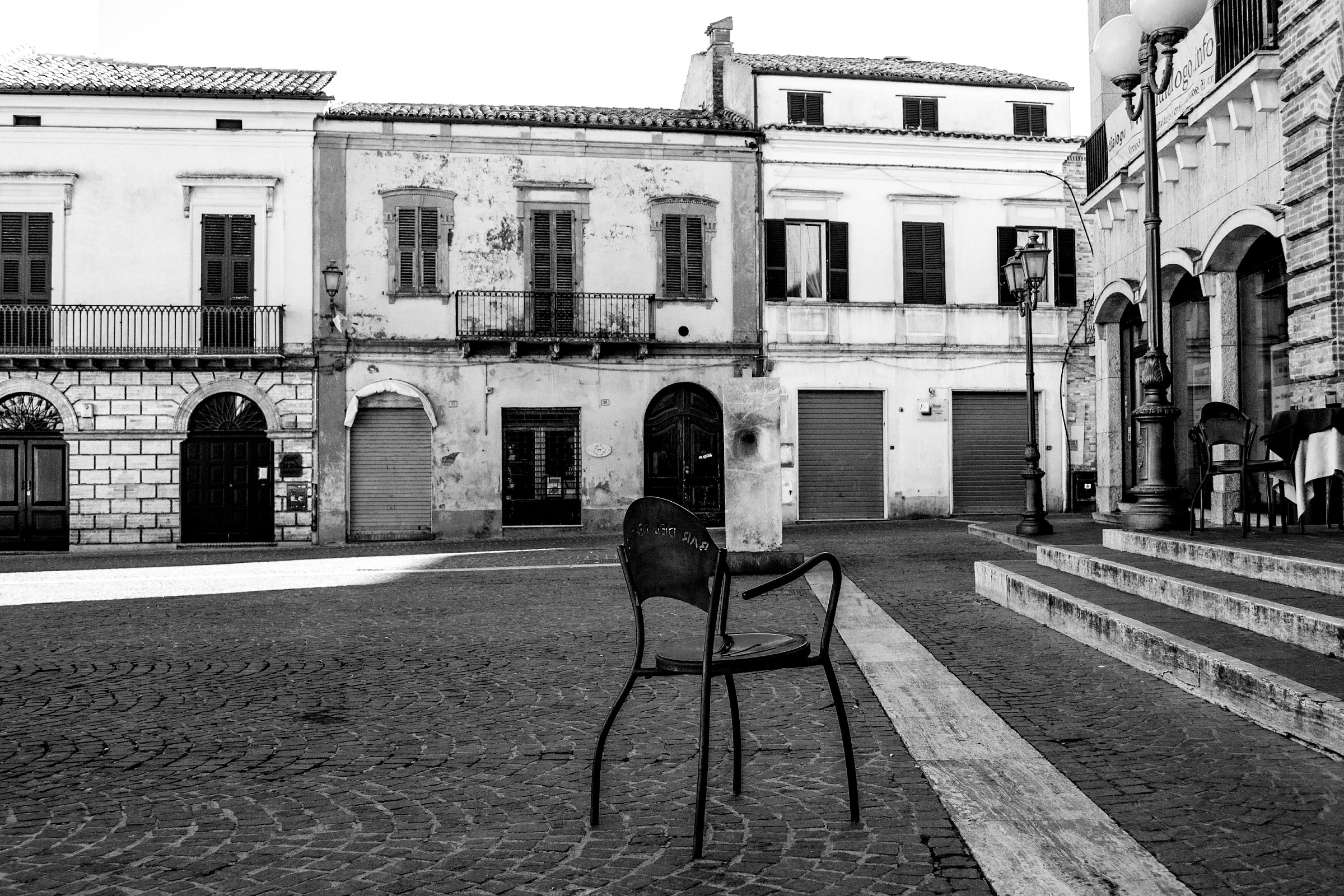 The chair of solitude