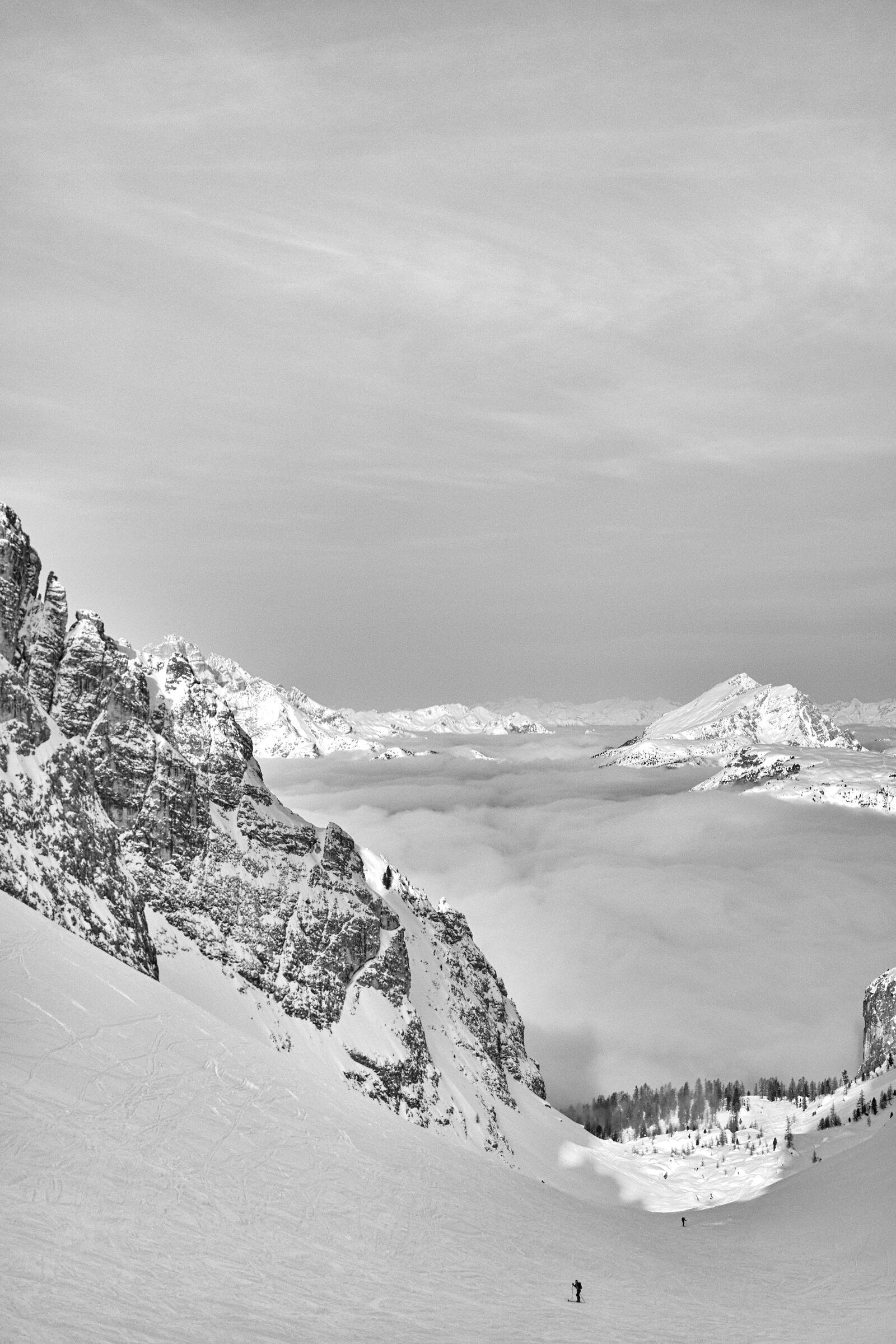 going up above the clouds