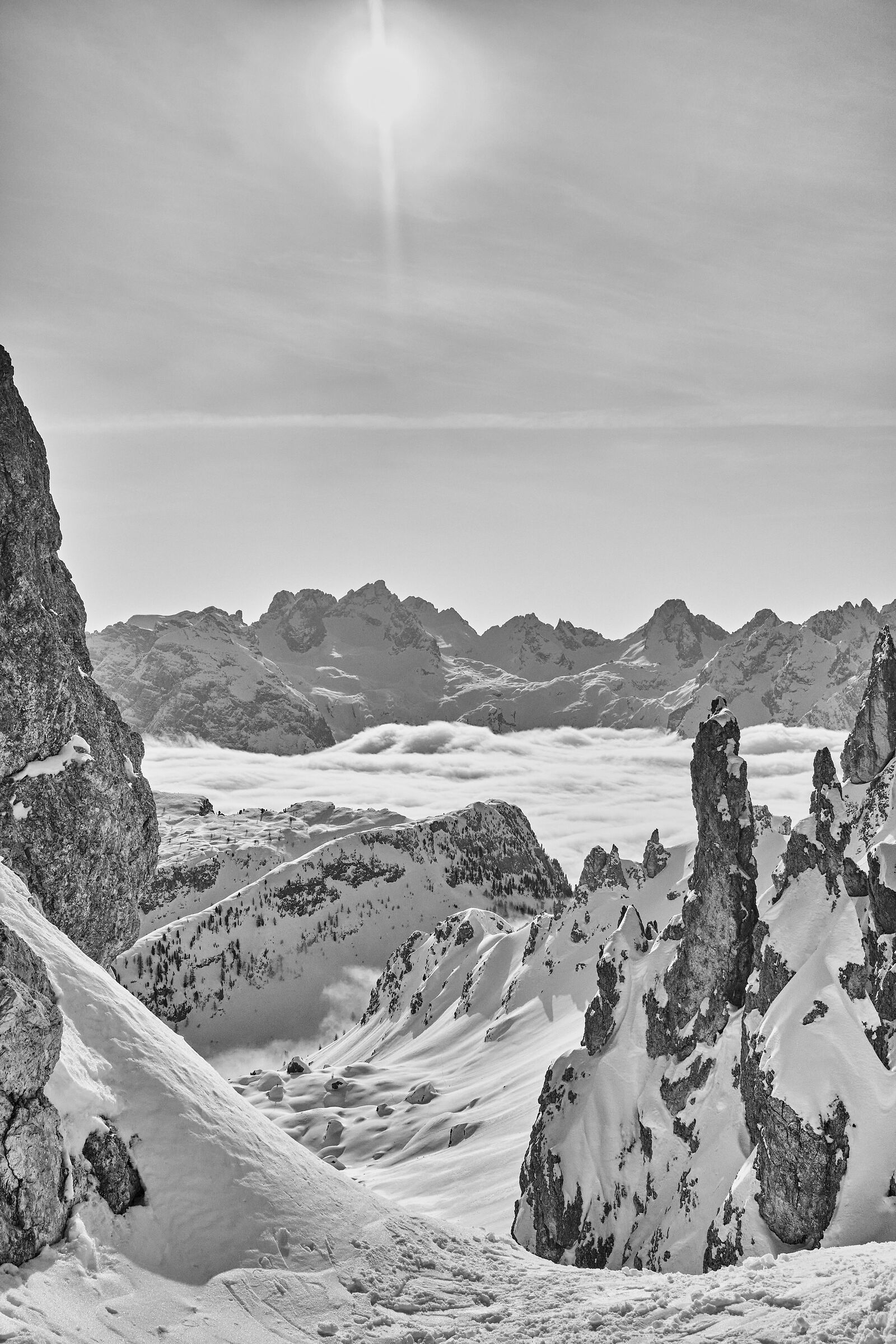 between spires and snow 2