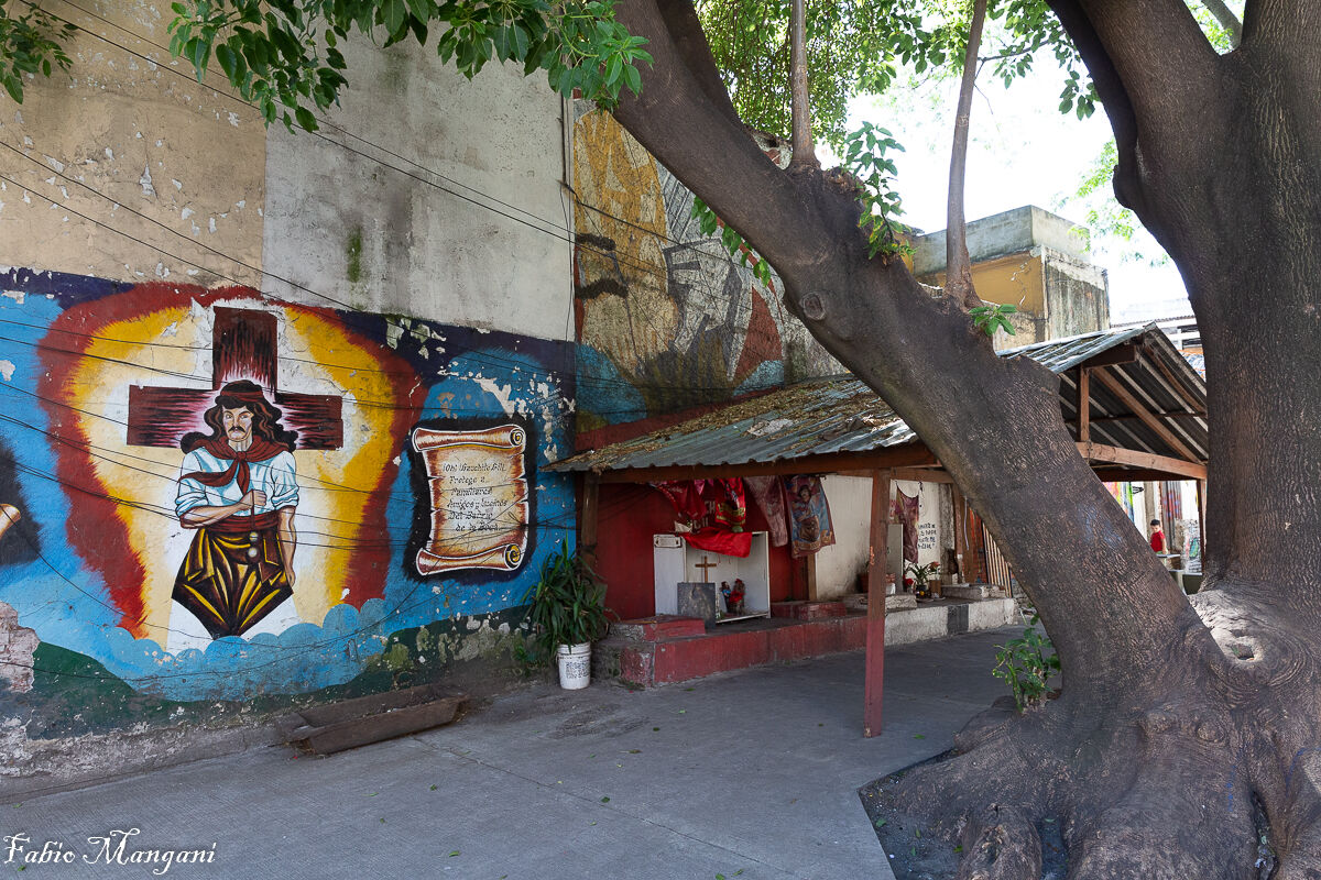 Altar of the thug -neighborhood la Boca Buenos Aires