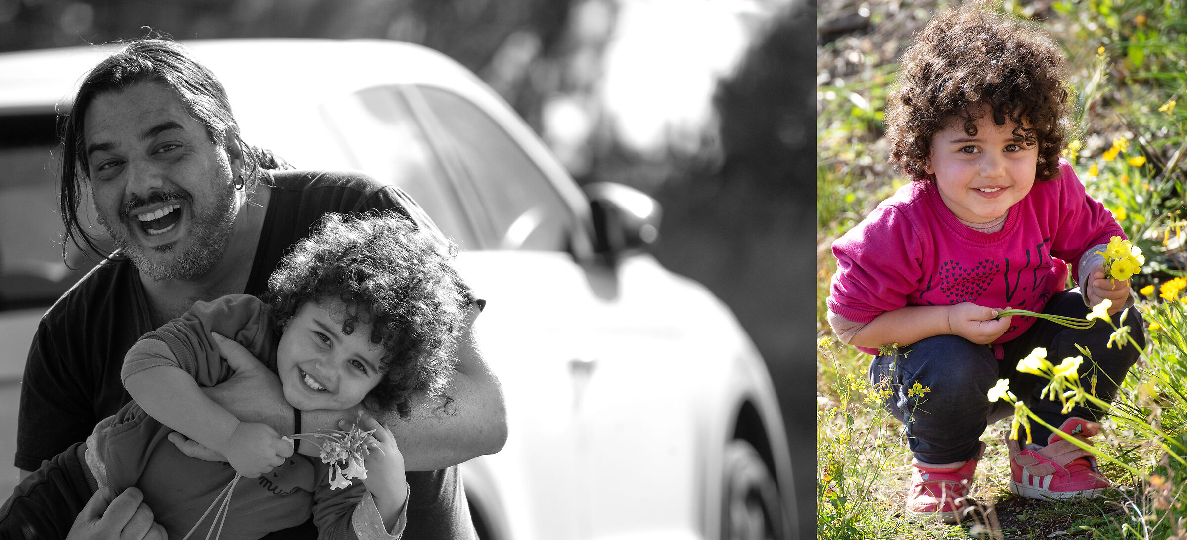 Scendere per raccogliere e donare un fiore...