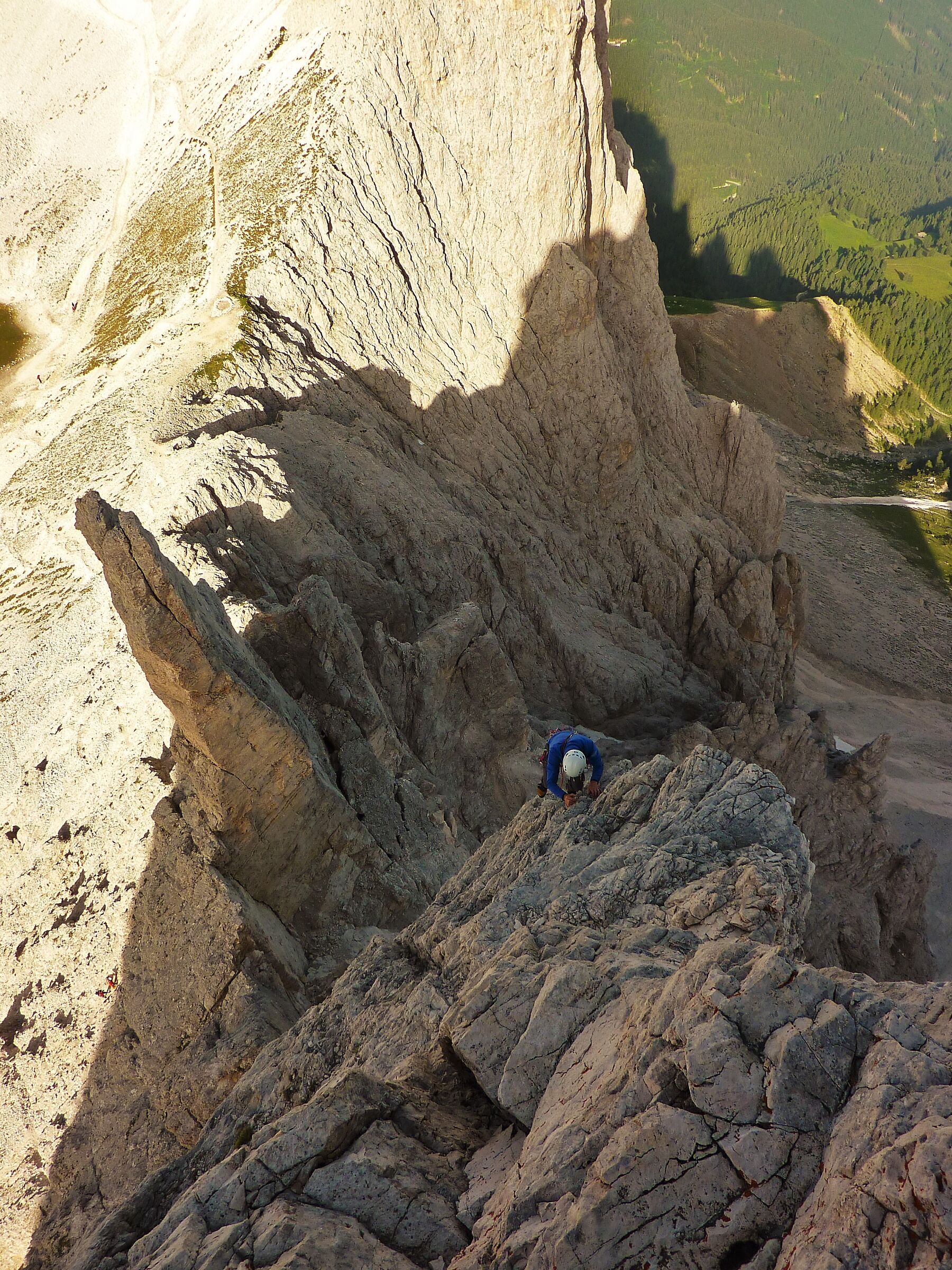 torri del Vajolet   - sullo spigolo