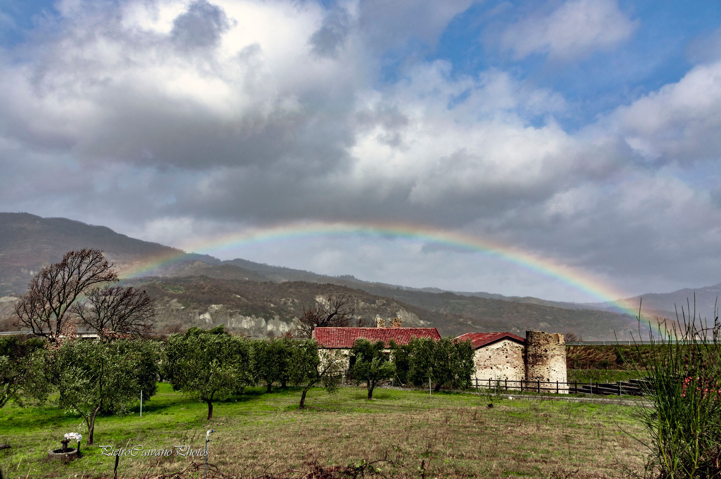 L'Arcobaleno nella campagna
