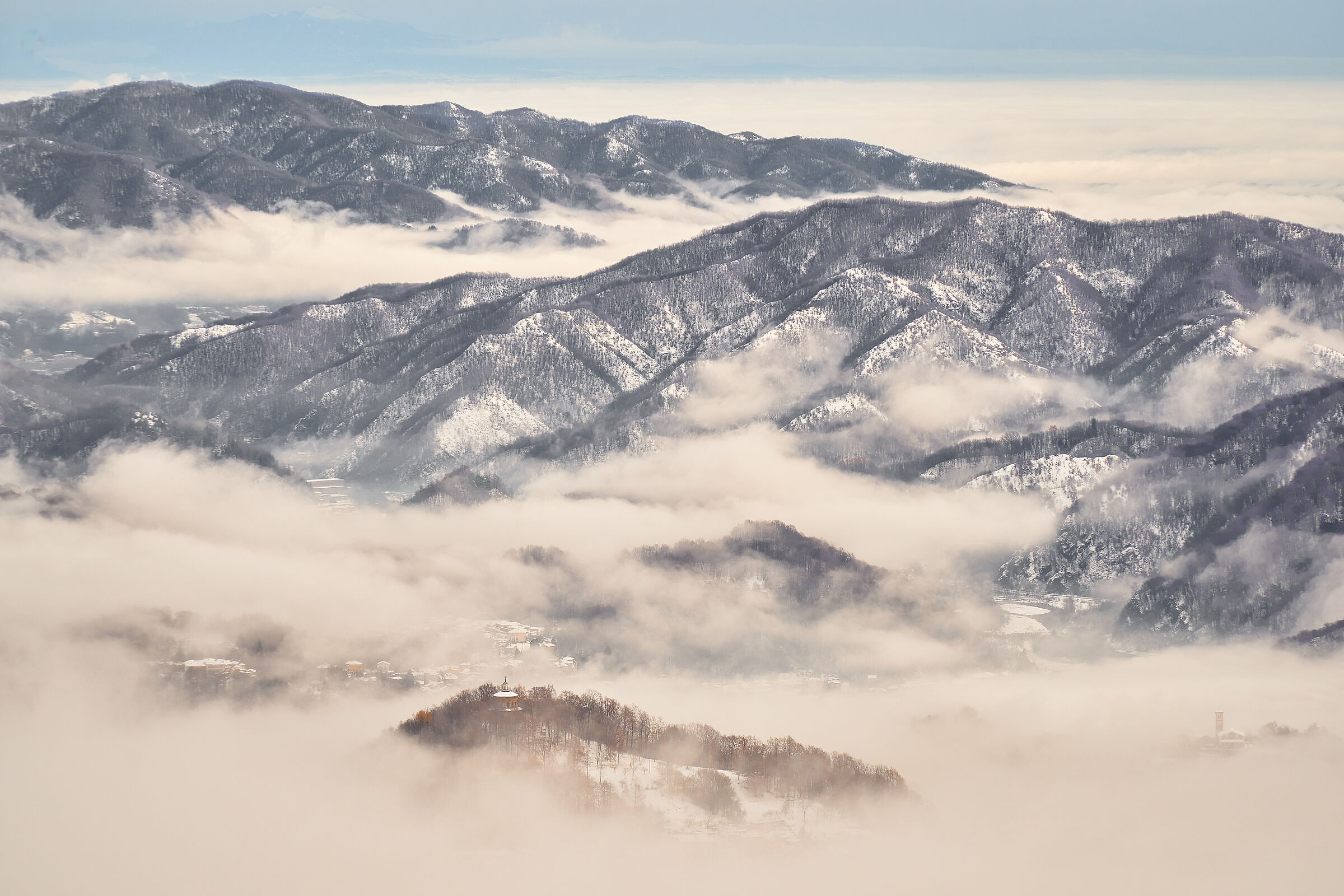 Panorama from the moor trail