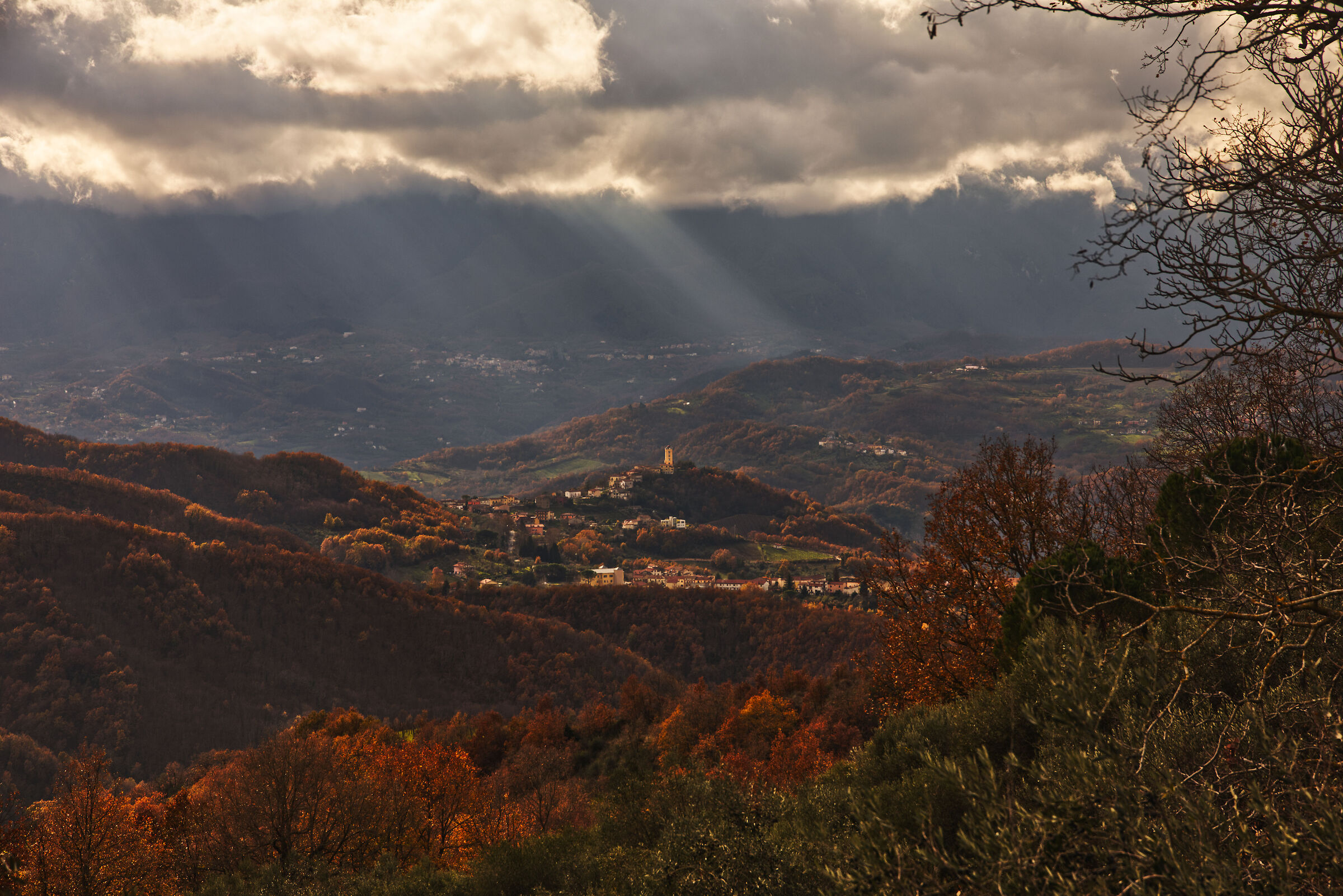 Valley between Bagnara and Chianche