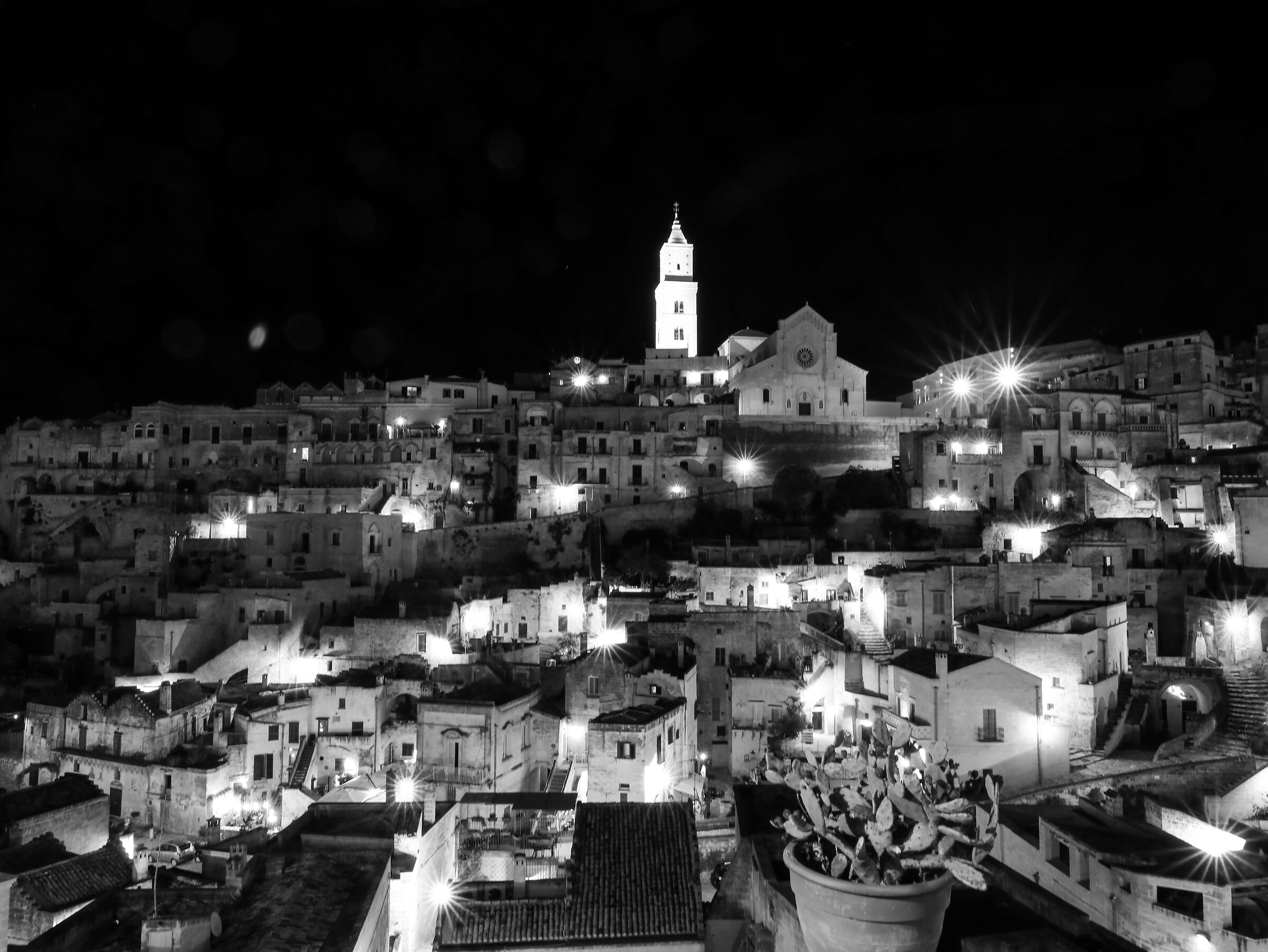 Matera black and white