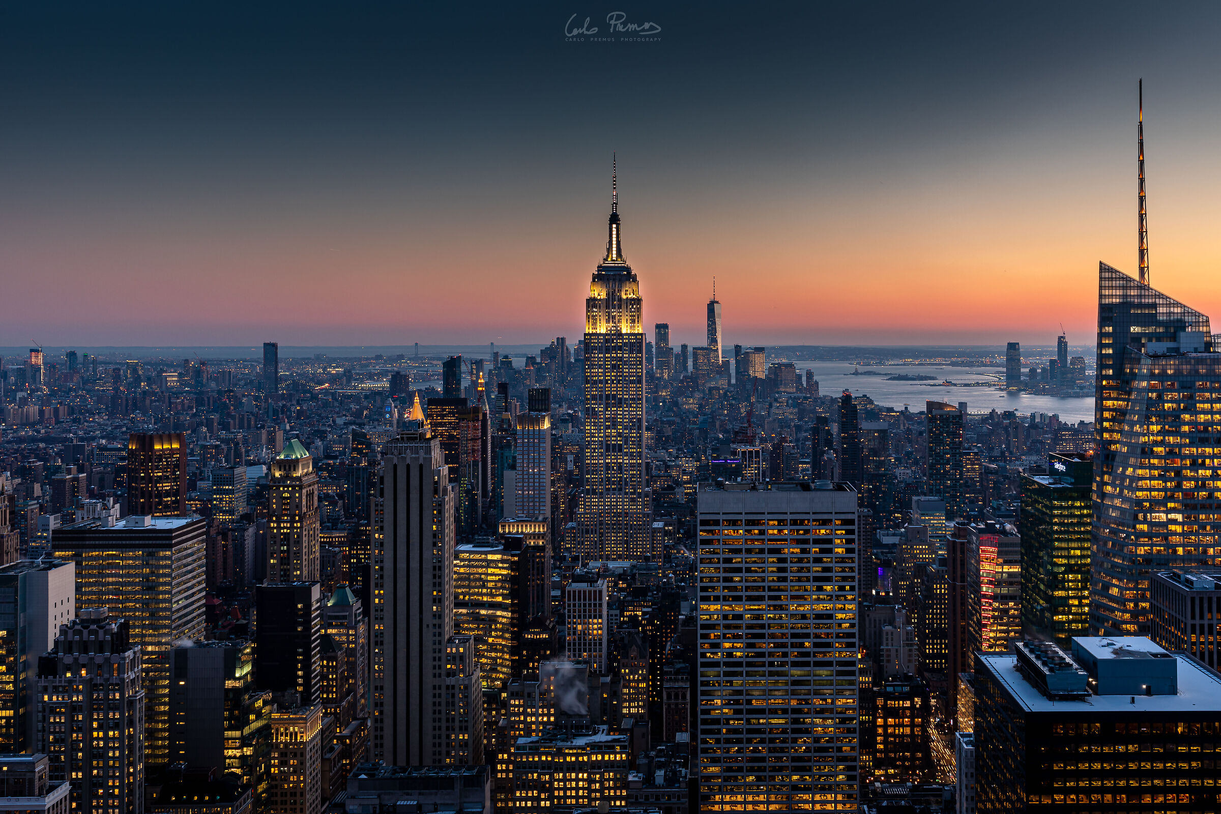 The magic view of NYC from the Top of the Rock