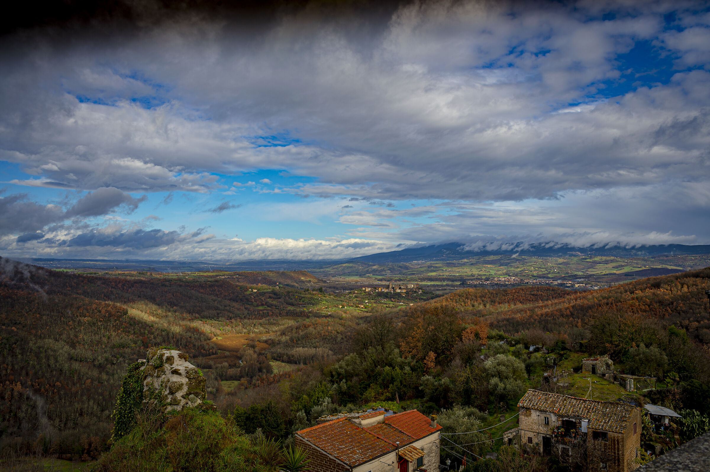 la vallata verso il tevere