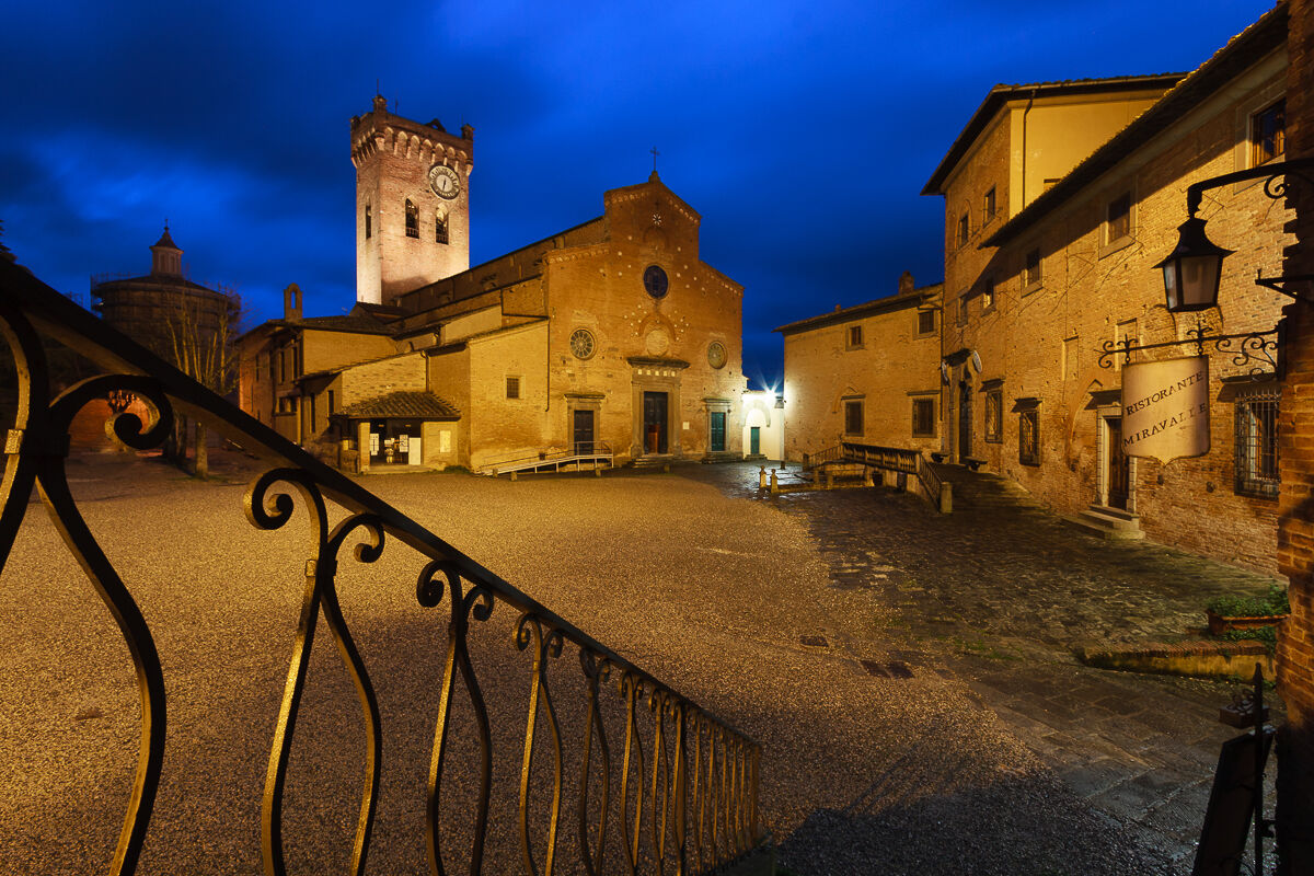 In the gold and blue of San Miniato ...