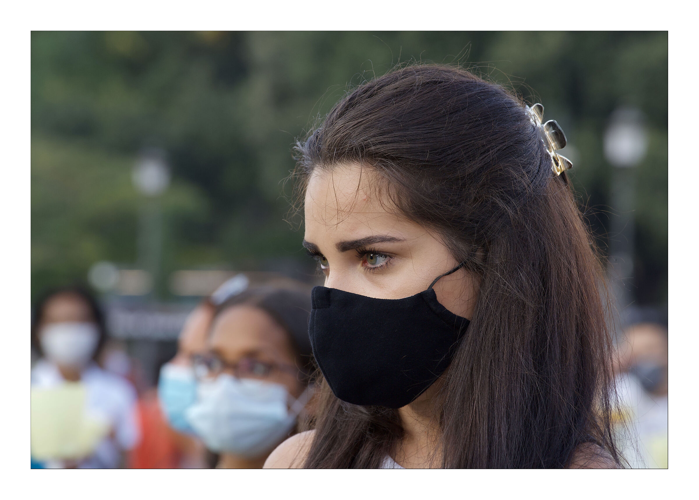 Immersa nei pensieri