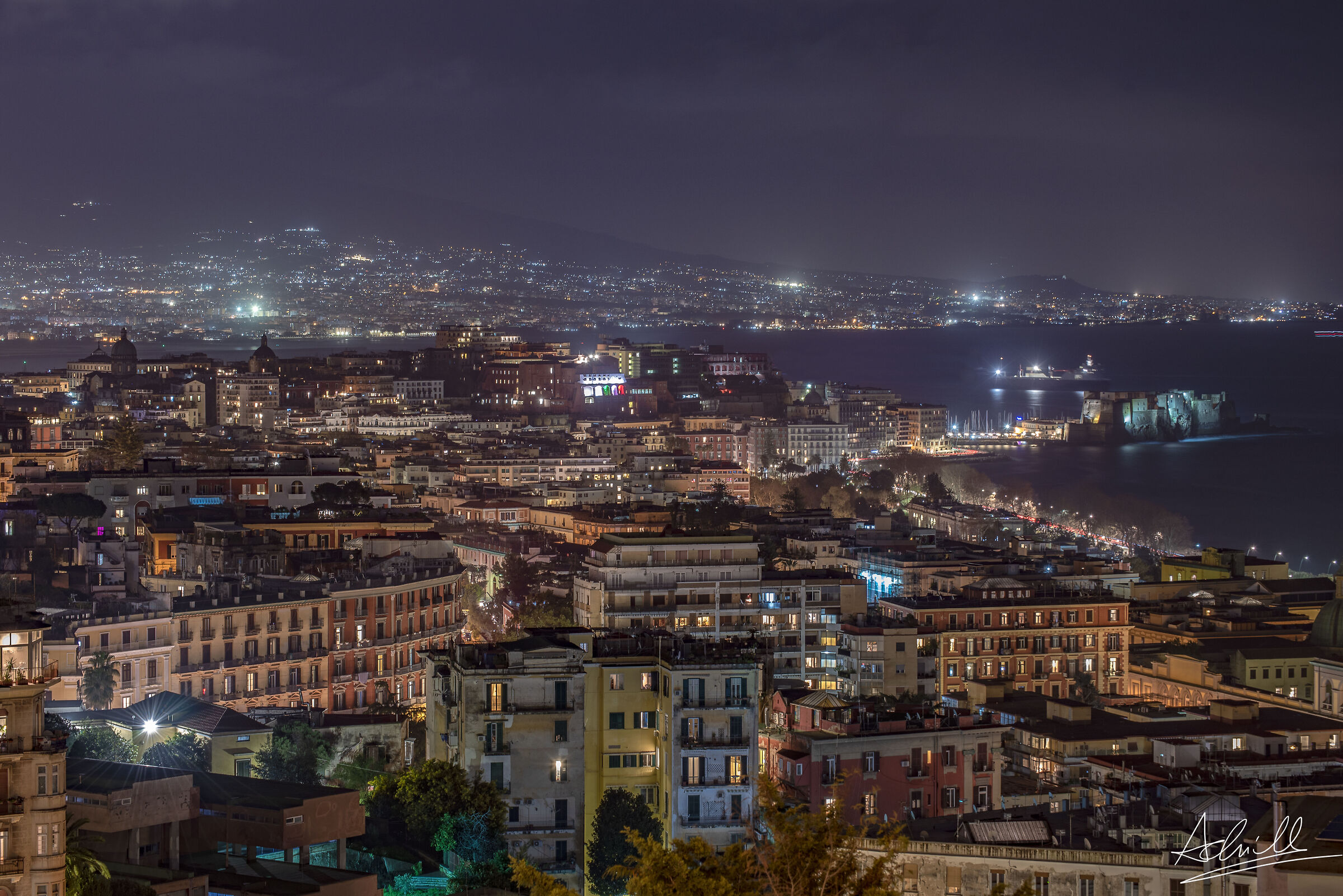 Napoli vista da Via Tasso