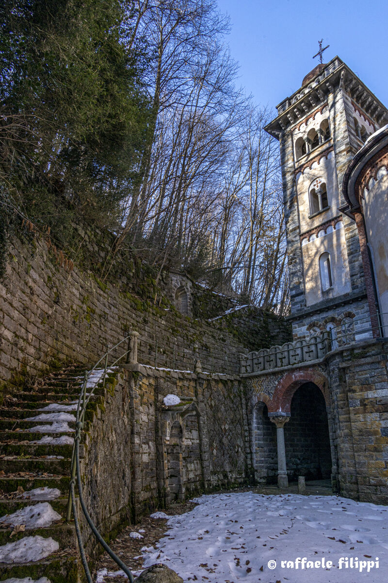 Bell tower of the Church of St. Peter and Giorgio Rosazza