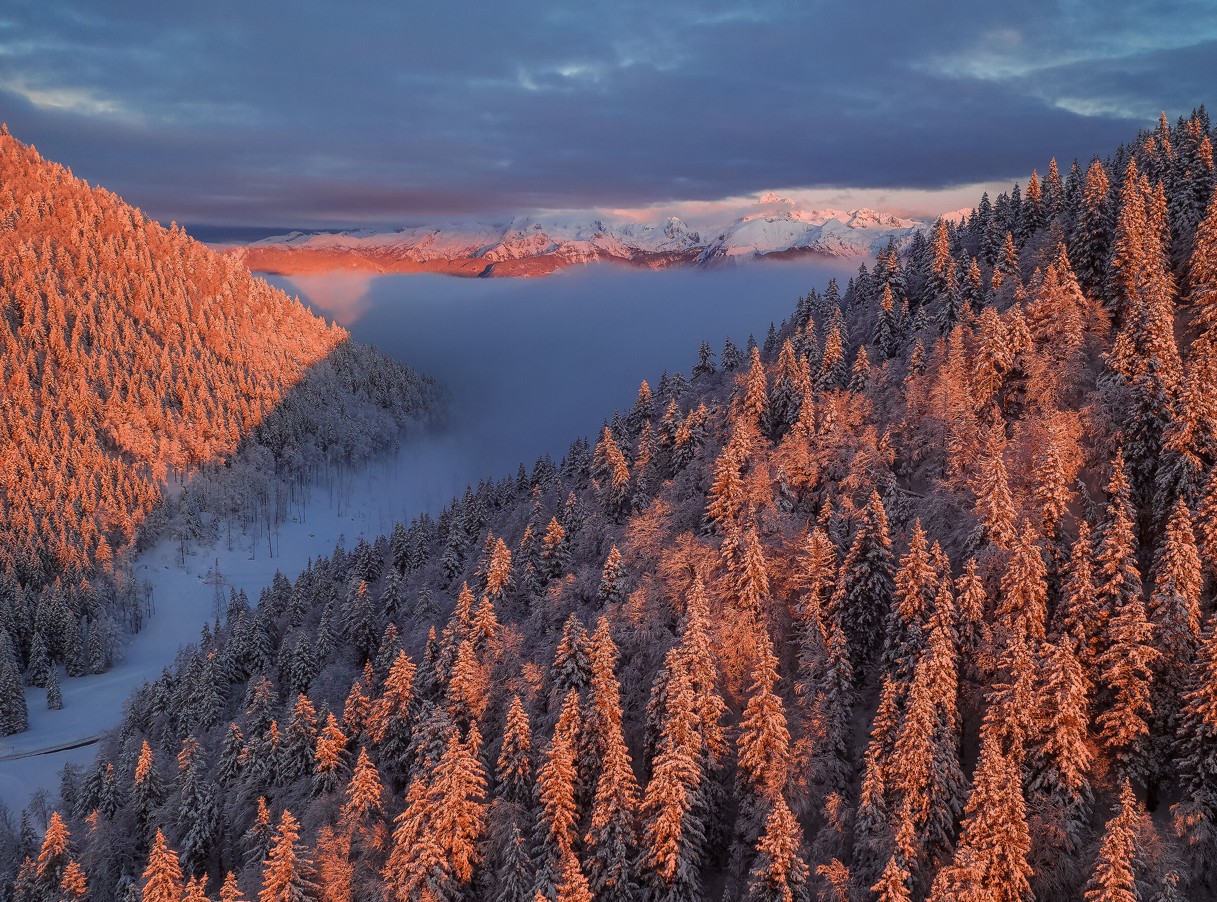 Alba invernale