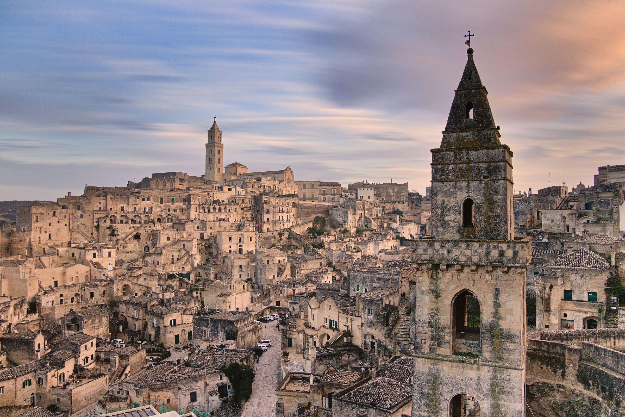Sunset in Matera