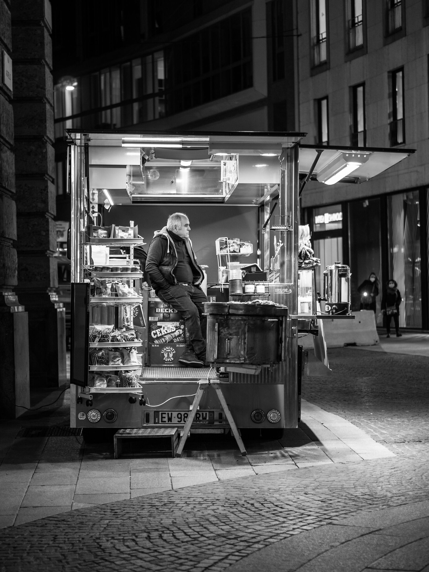 Waiting for customers - Milan
