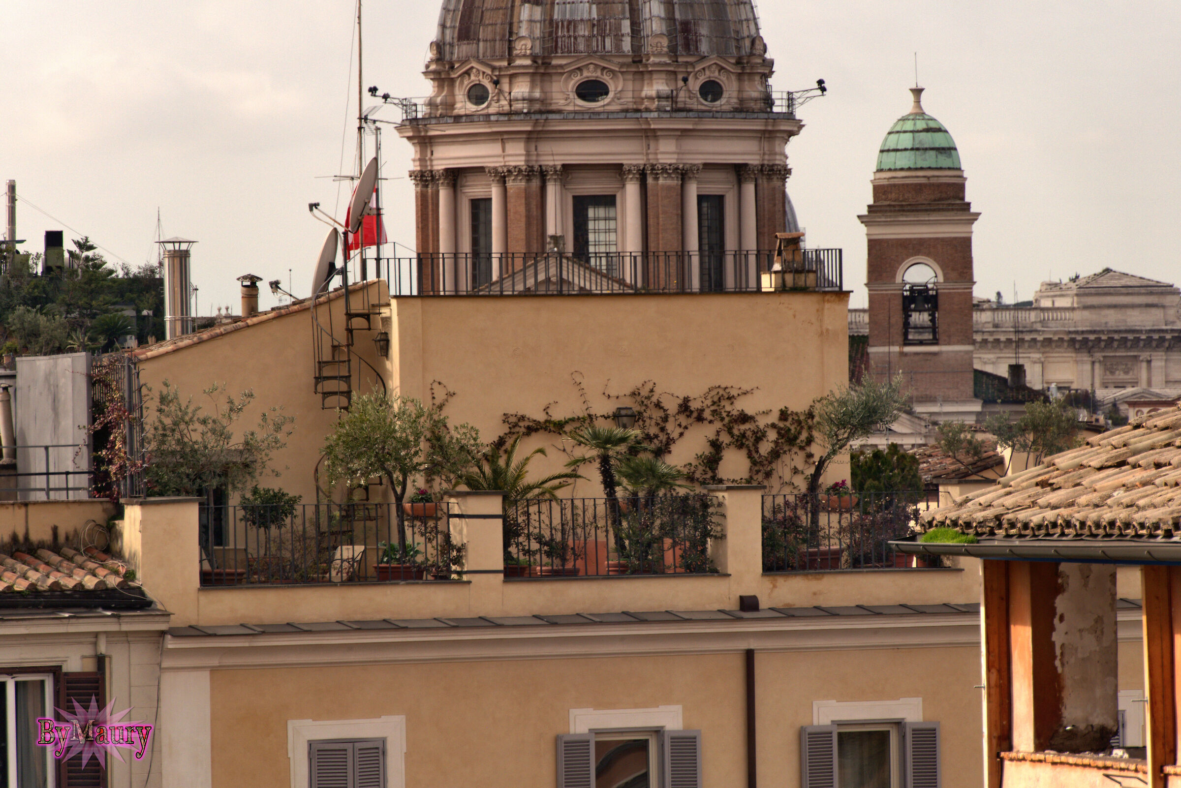 roofs on p.zza of Spain