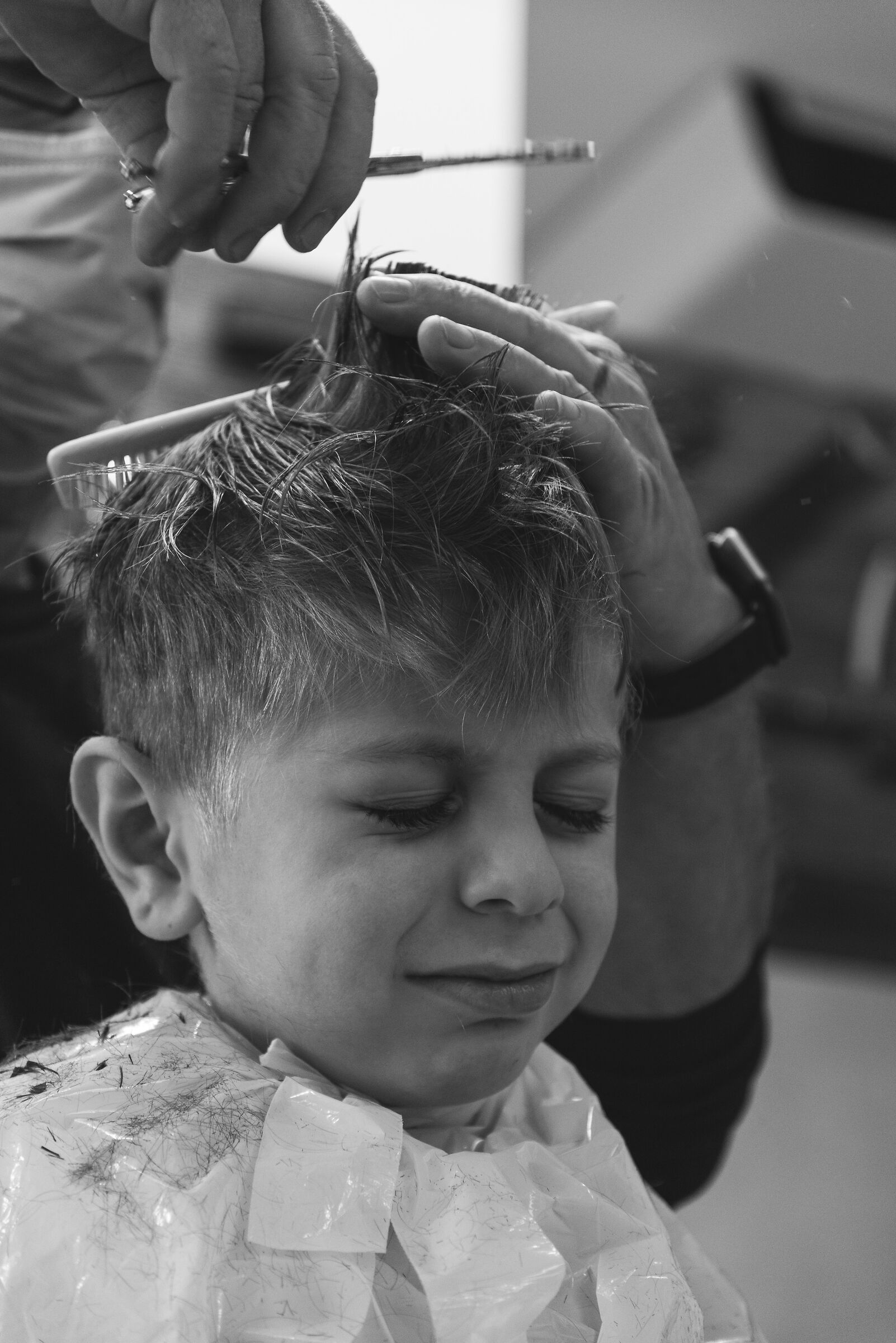 Shooting from the hairdresser
