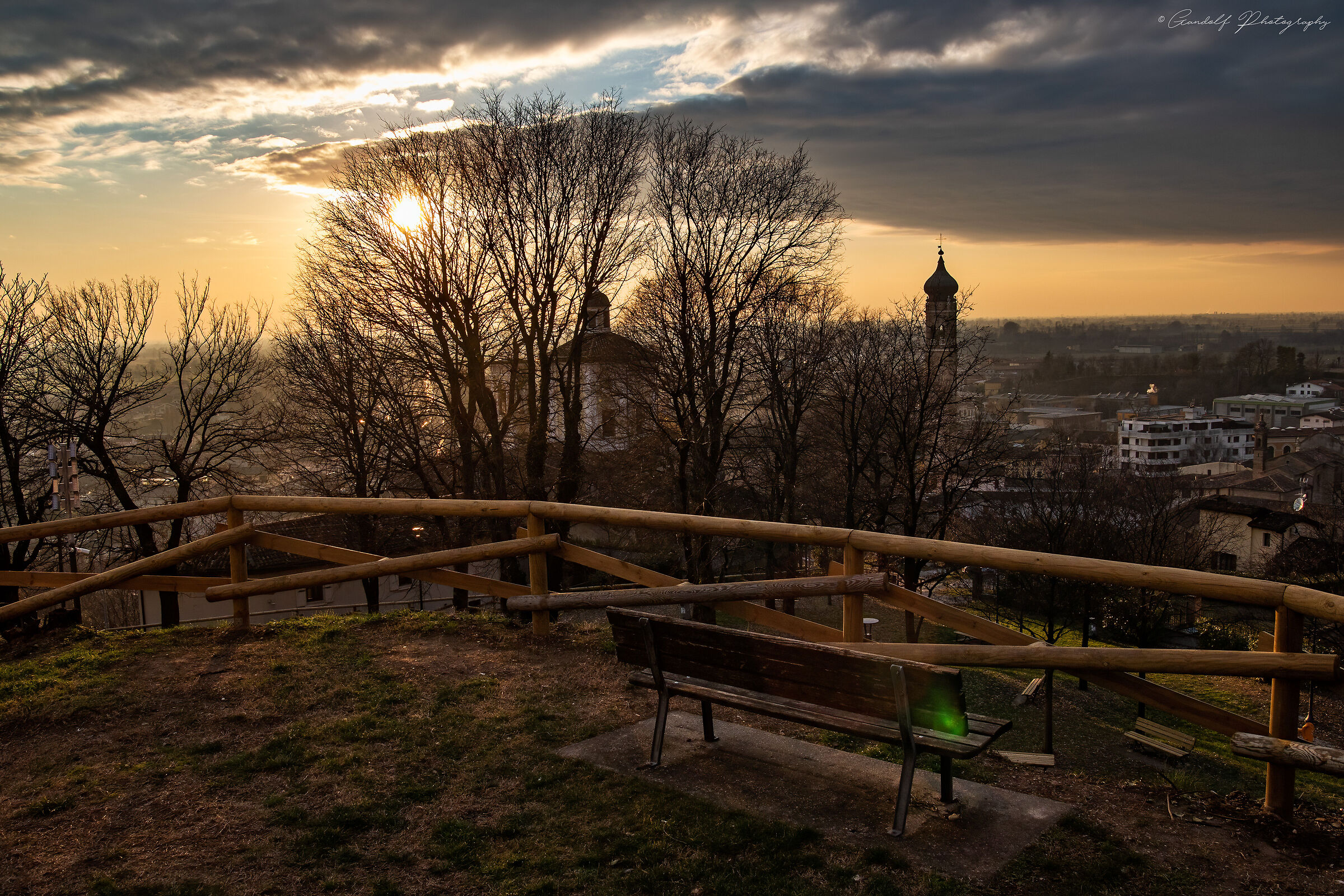 Tramonti invernali nella bassa Bresciana