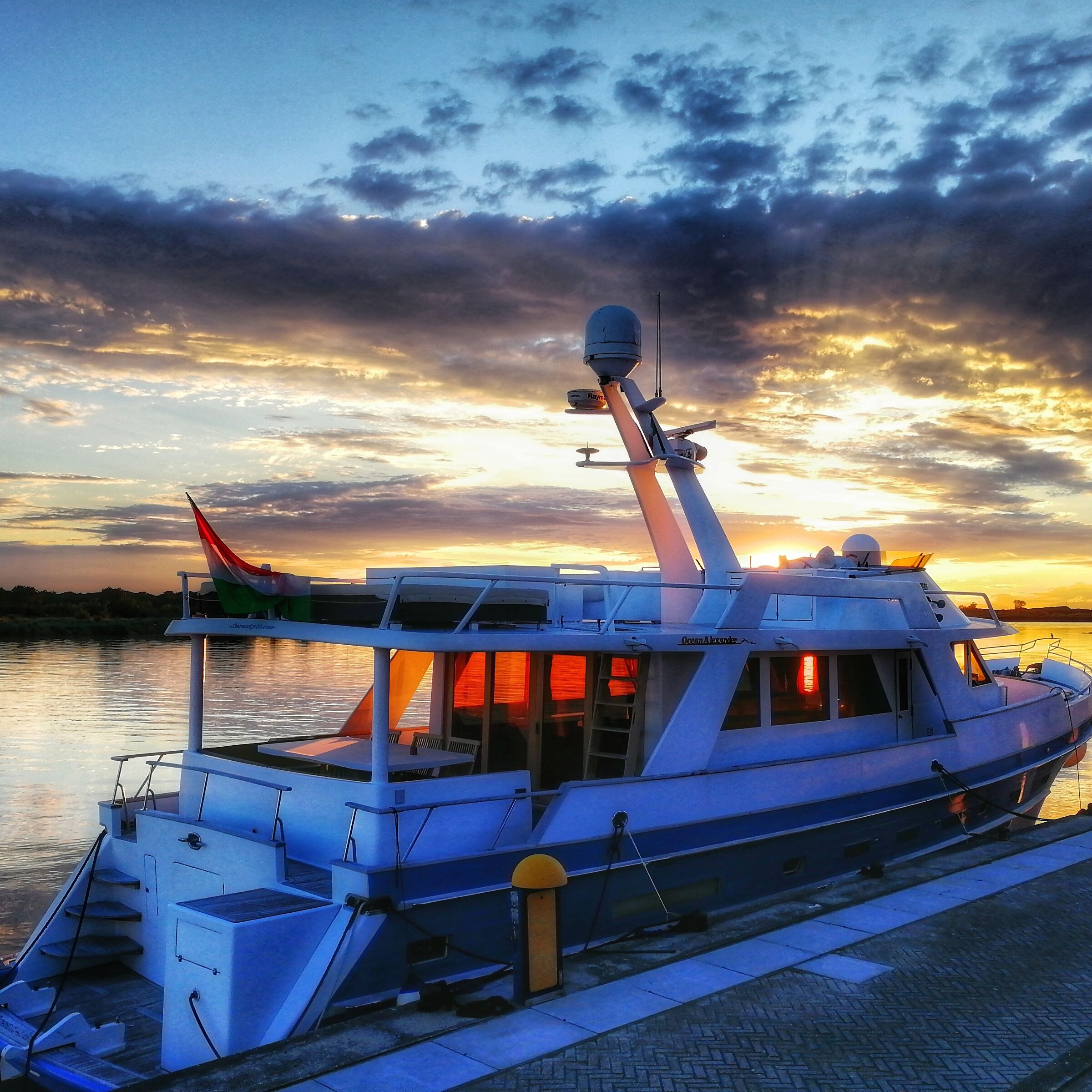 Tramonto sul Tagliamento