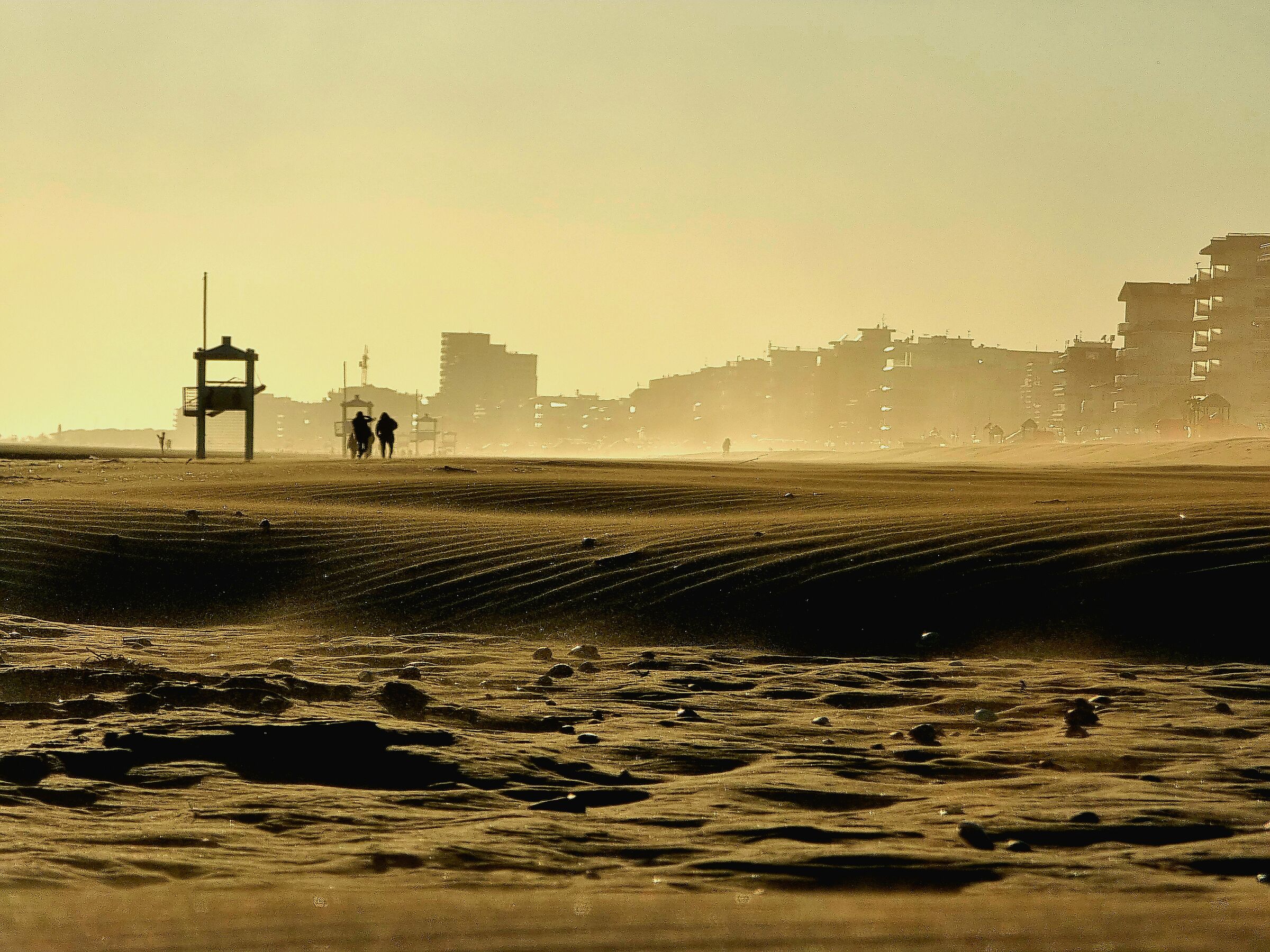Tramonto ventoso