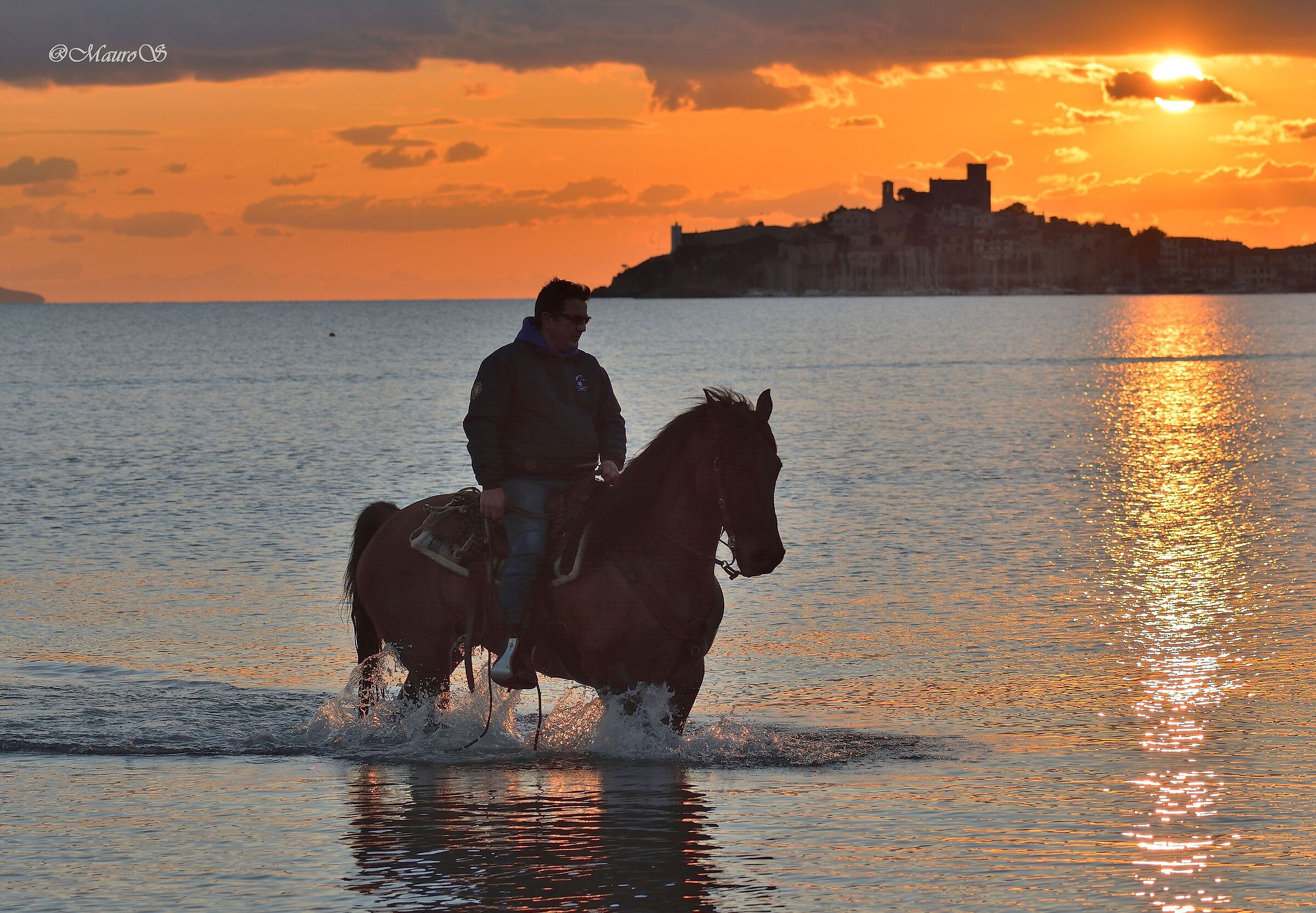 al tramonto