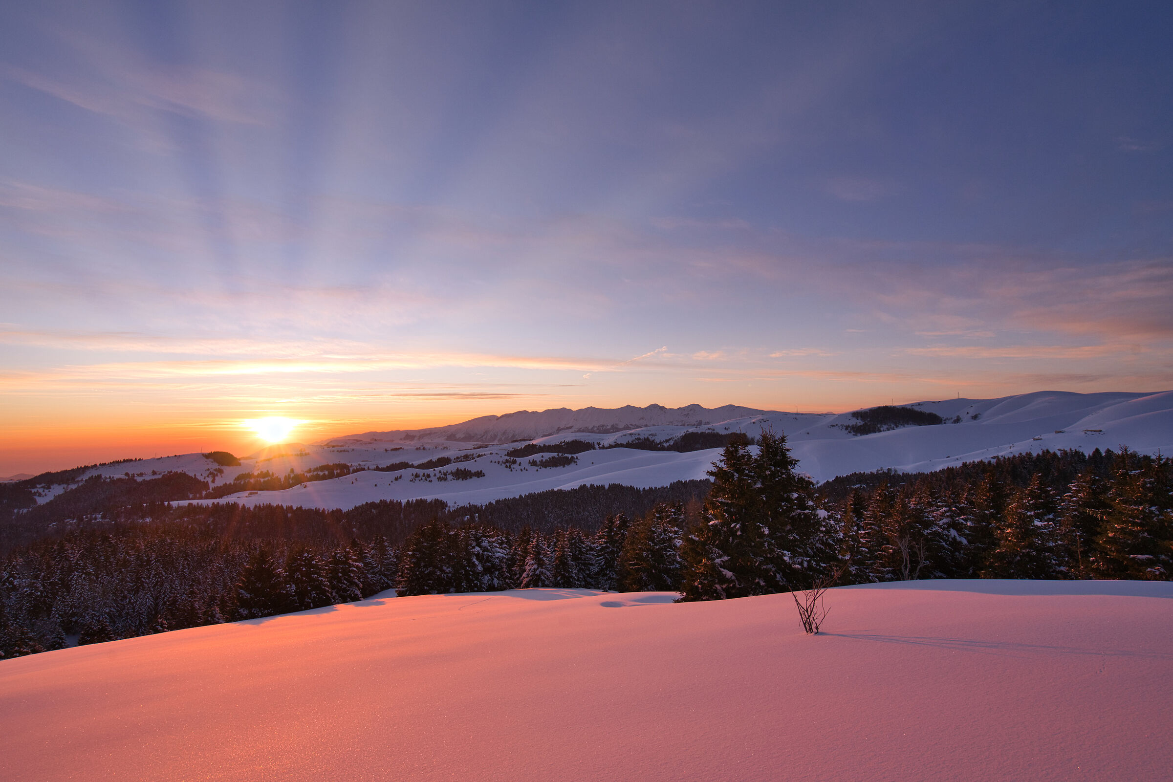 Tramonto in Lessinia