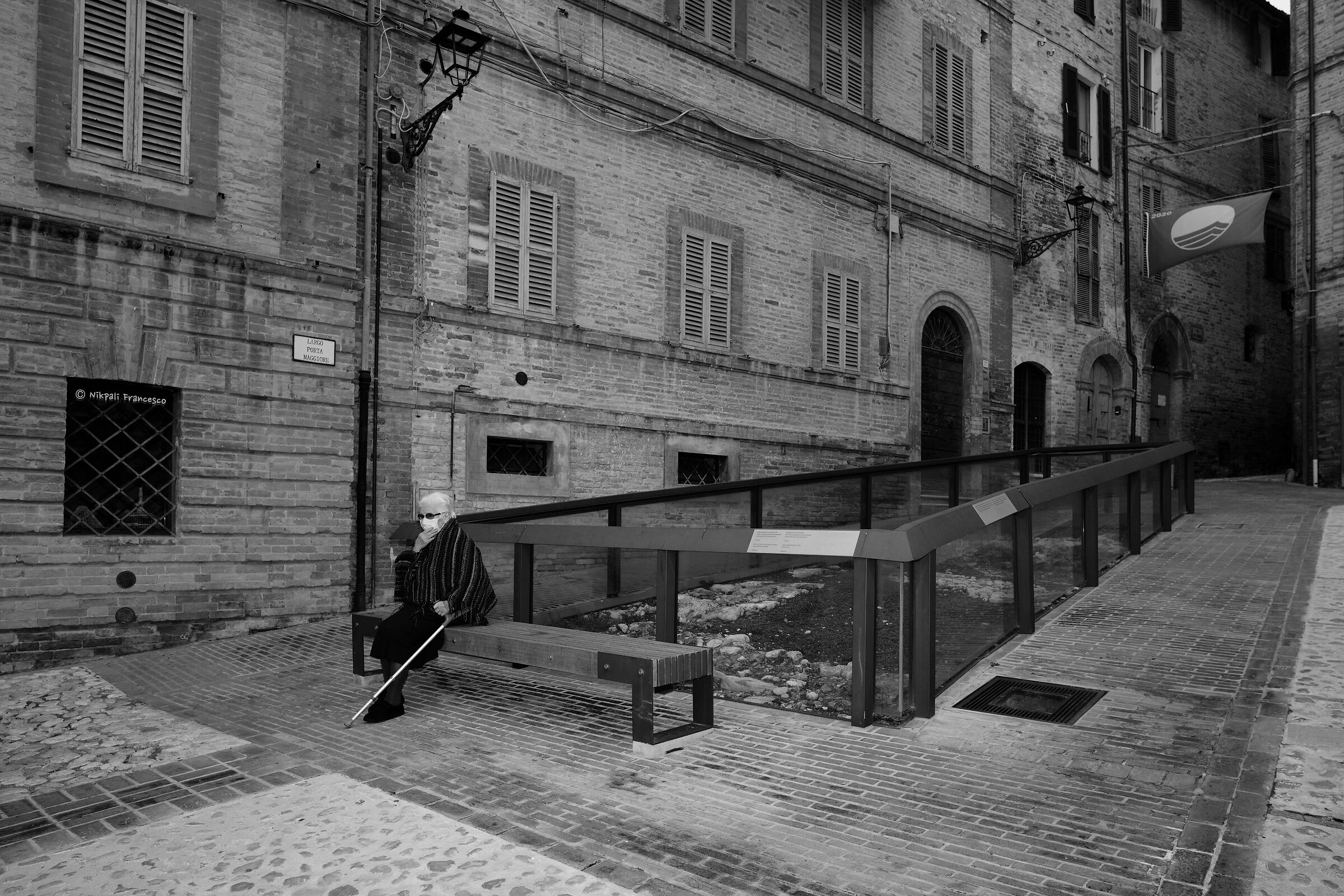 Rest before the climb