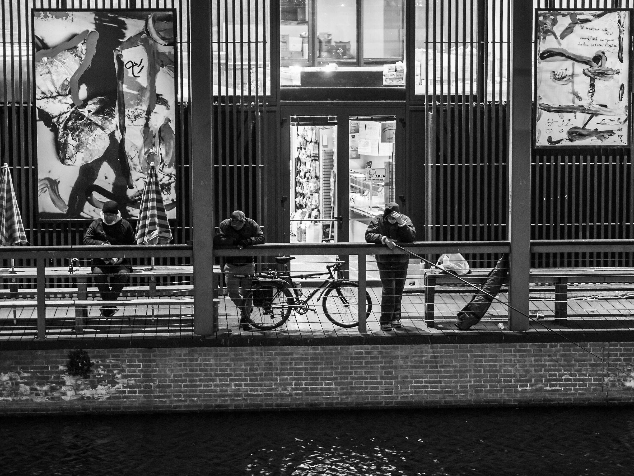 Fishing on the Dock - Milan