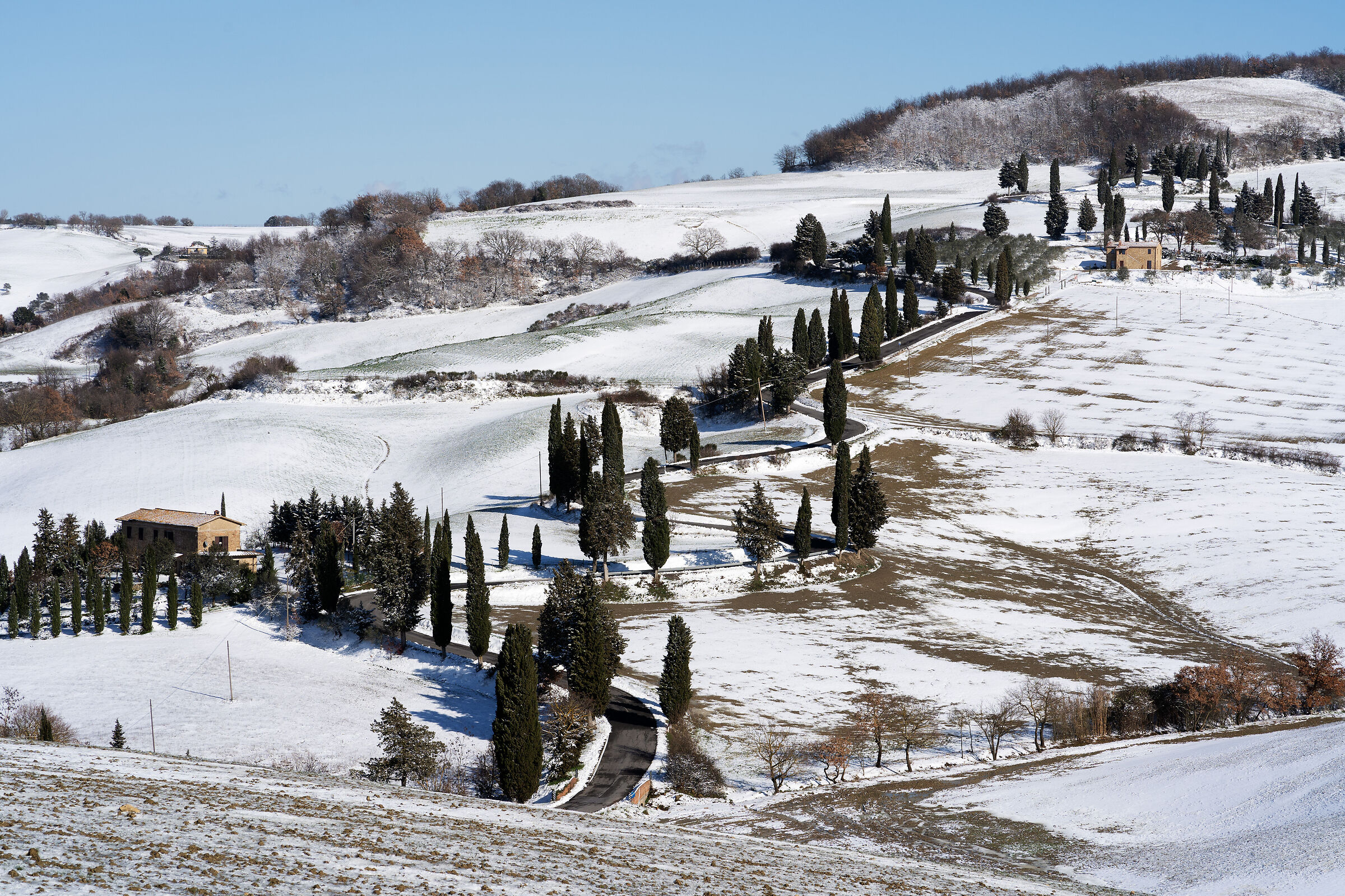 Val D'Orcia strada Monticchiello