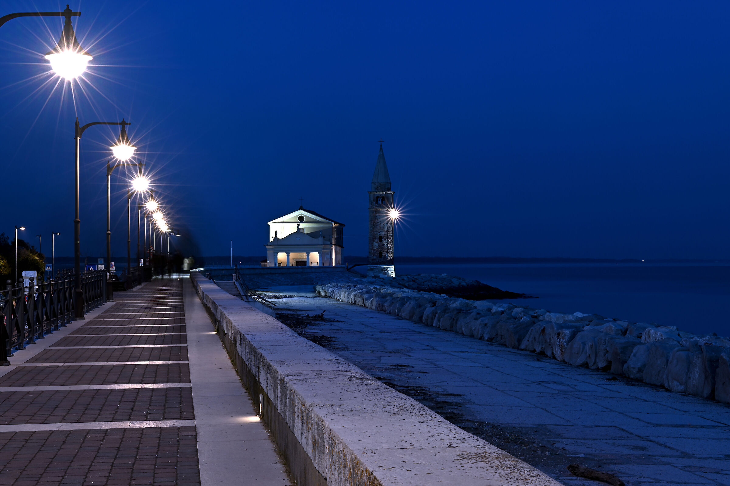 Una serata limpida e fredda
