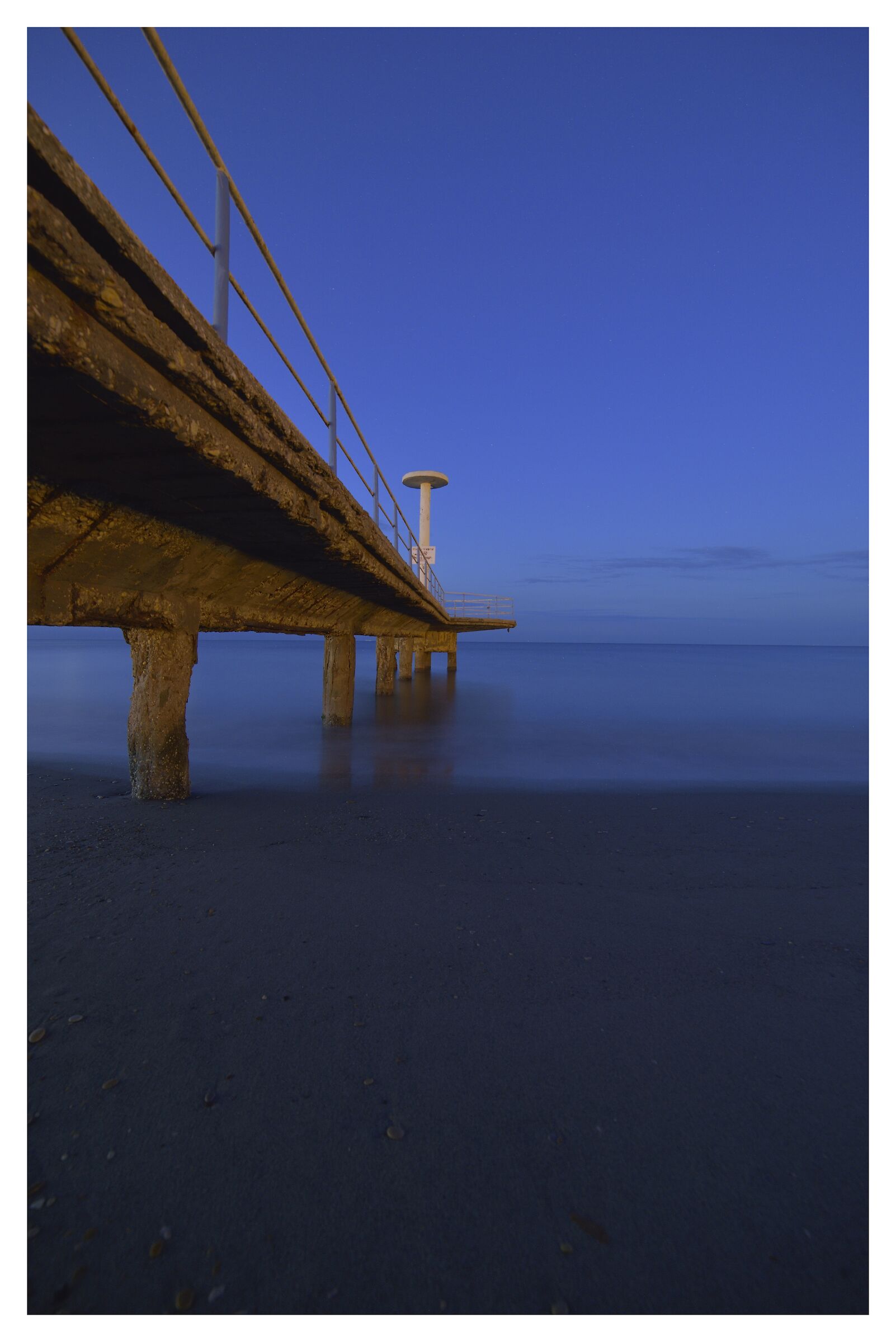 Pier at blue hour